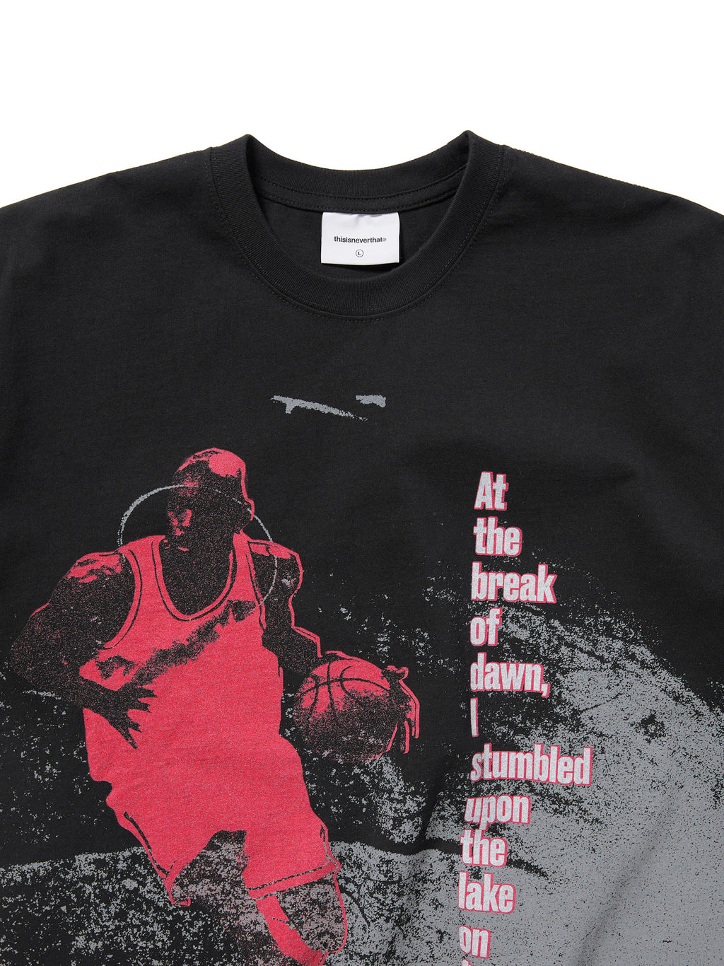 thisisneverthat - Full Court Tee (Black) product image 2 | TRAB K-Fashion Australia
