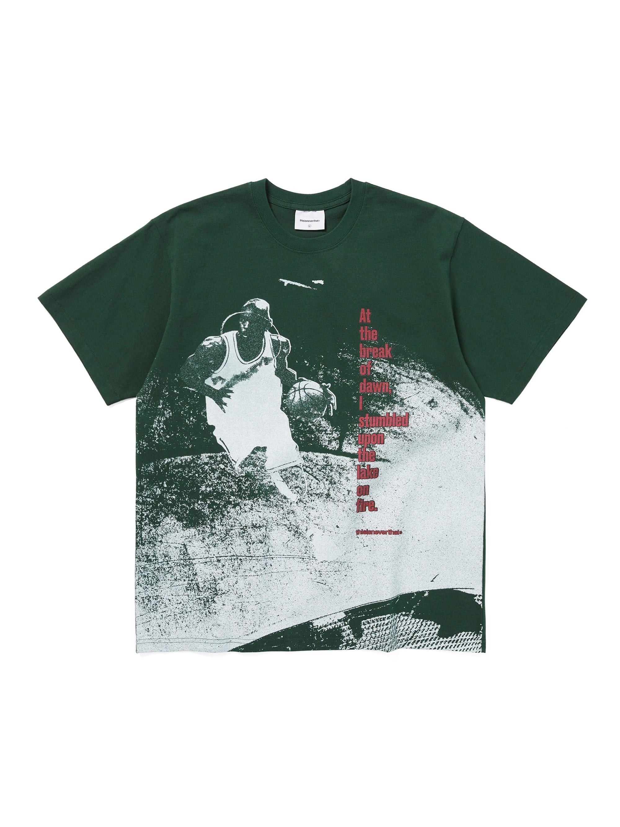 thisisneverthat - Full Court Tee (Forest) product image 1 | TRAB K-Fashion Australia
