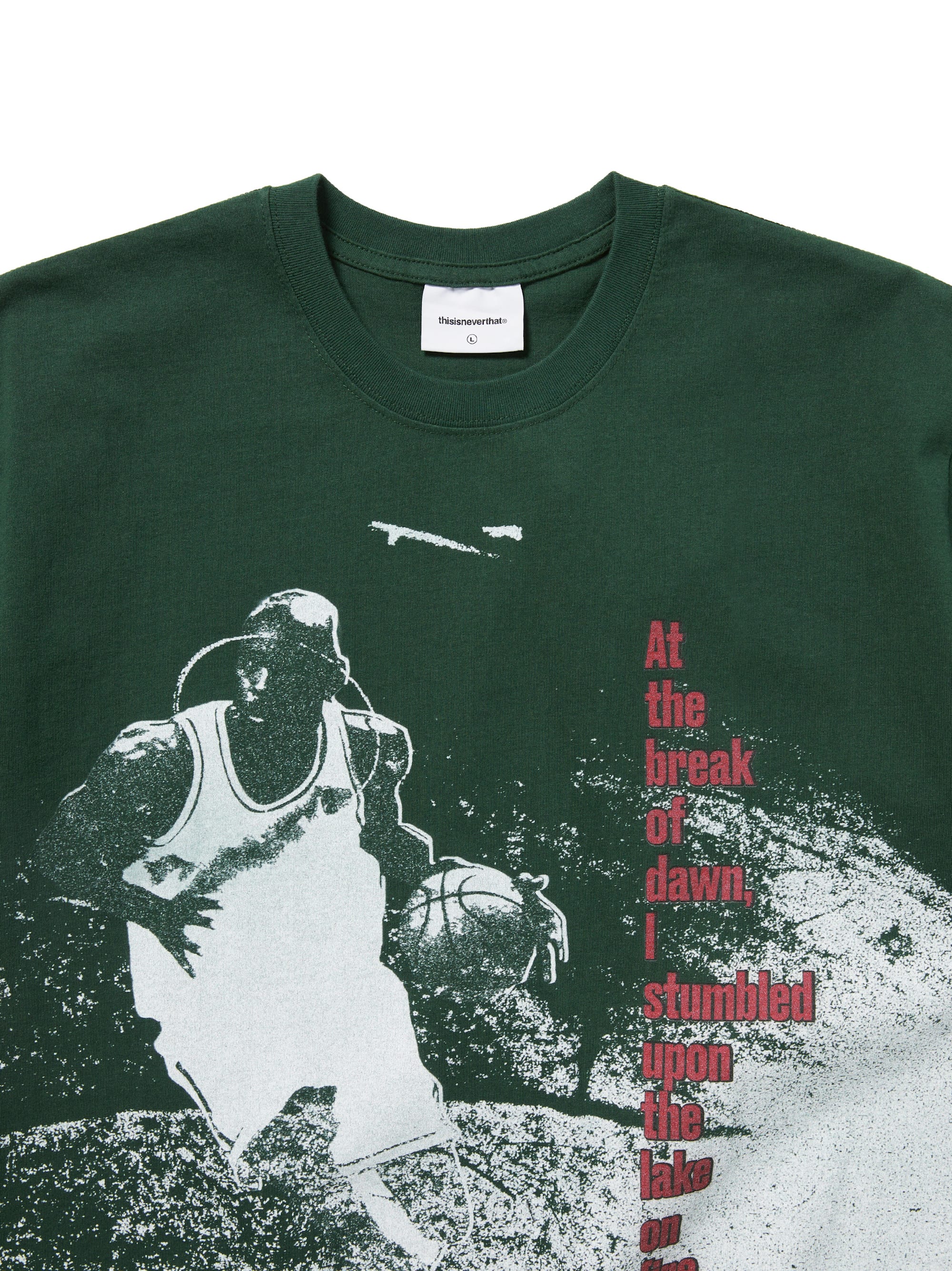 thisisneverthat - Full Court Tee (Forest) product image 2 | TRAB K-Fashion Australia