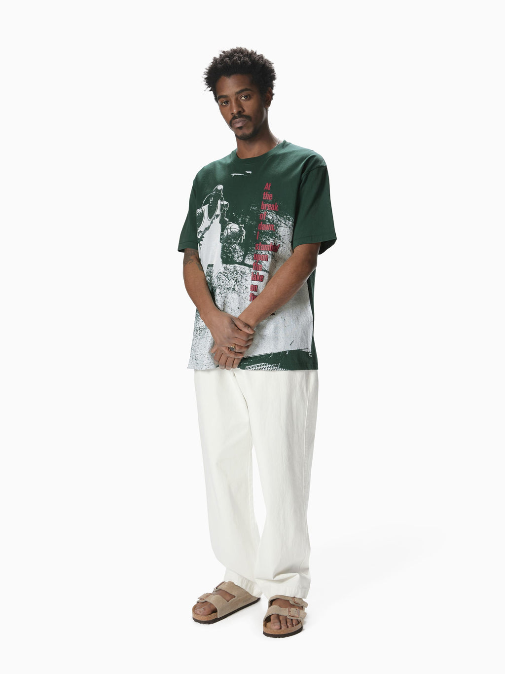 thisisneverthat - Full Court Tee (Forest) product image 4 | TRAB K-Fashion Australia