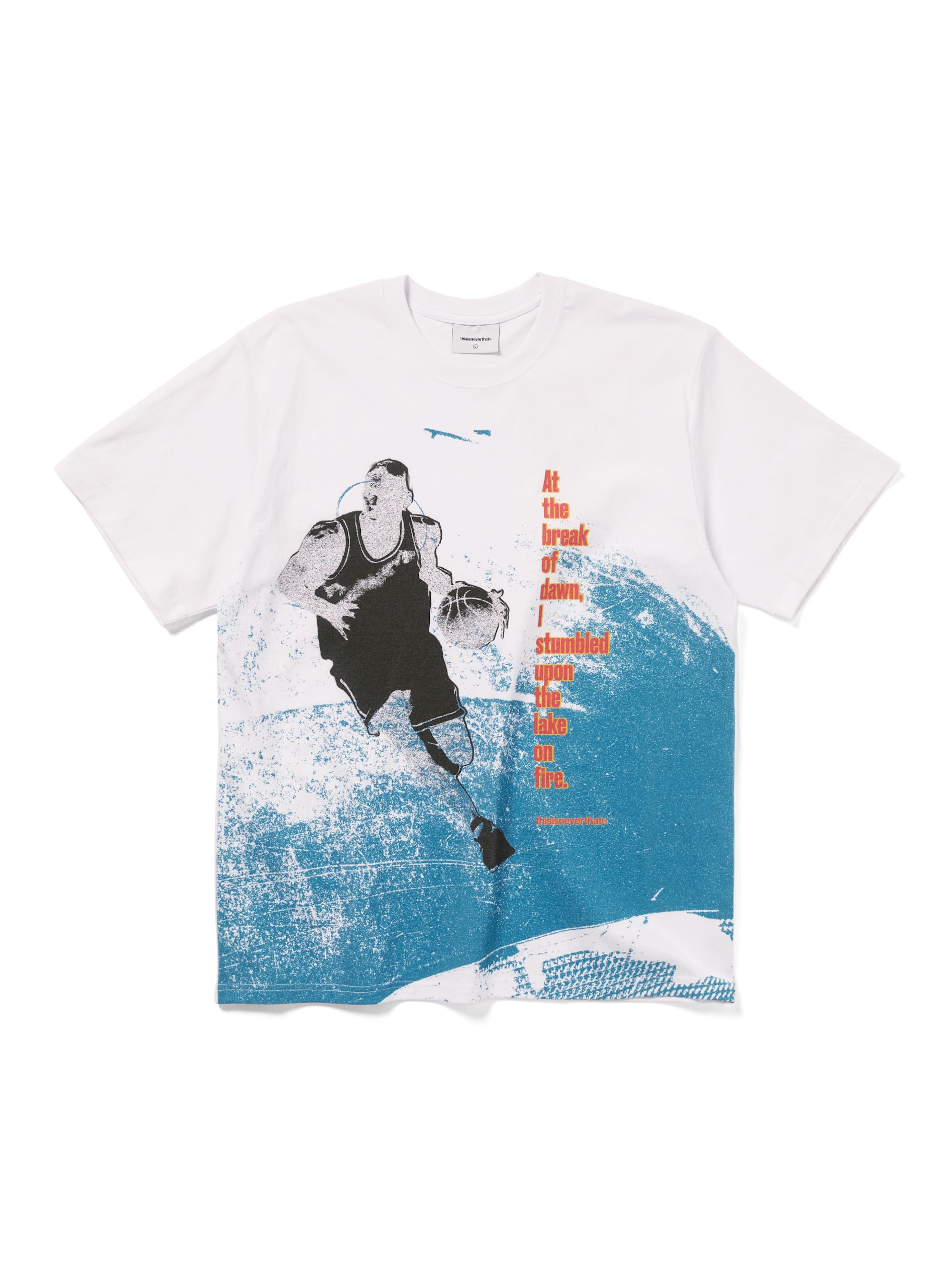 thisisneverthat - Full Court Tee (White) product image 1 | TRAB K-Fashion Australia