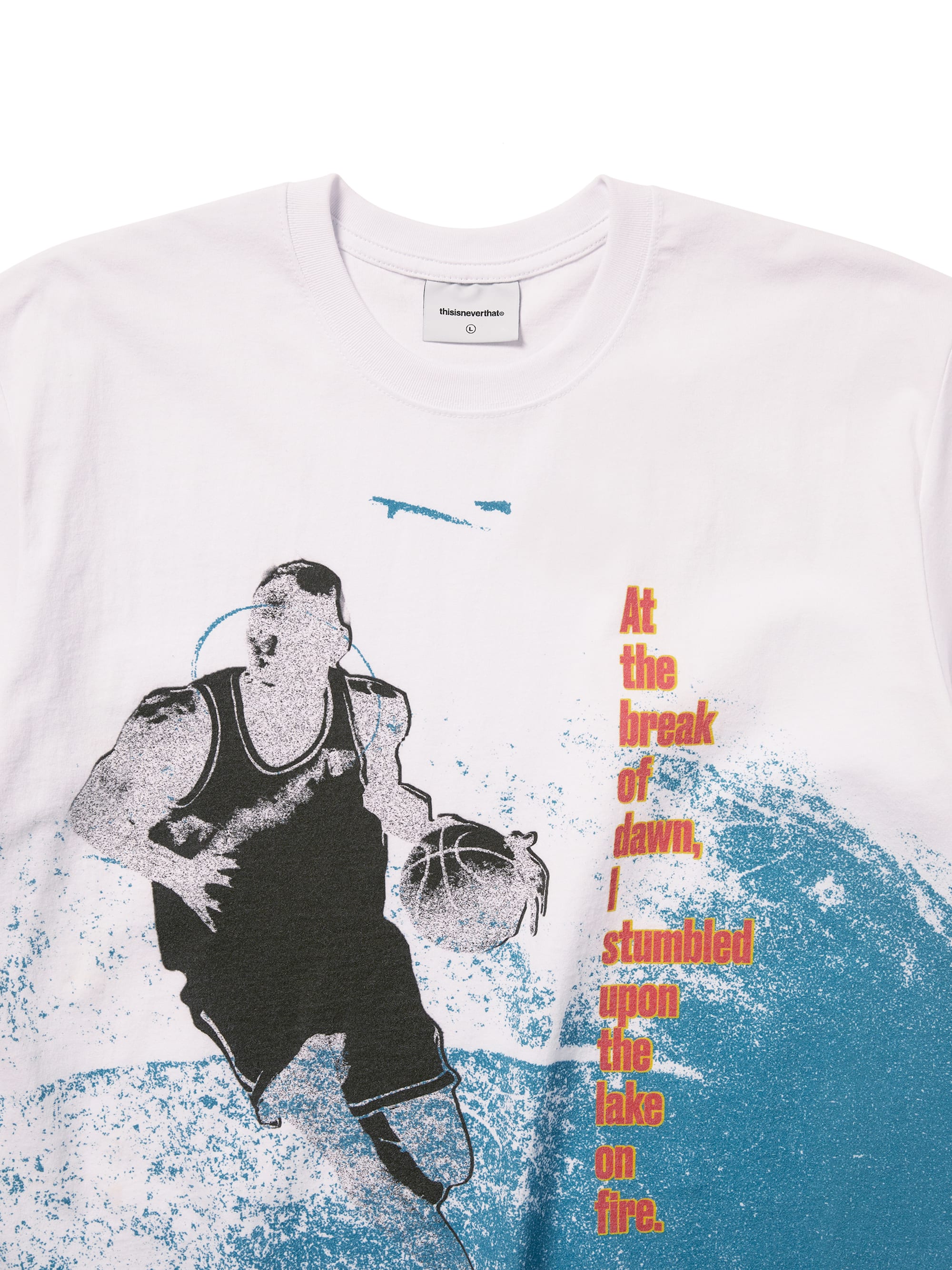 thisisneverthat - Full Court Tee (White) product image 2 | TRAB K-Fashion Australia