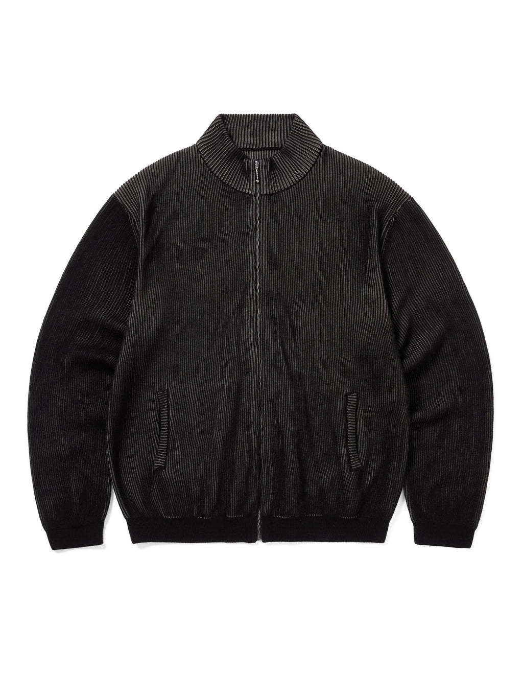 thisisneverthat - Full Zip Cardigan (Black) product image 1 | TRAB K-Fashion Australia