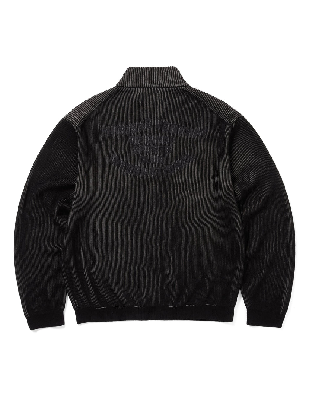 thisisneverthat - Full Zip Cardigan (Black) product image 3 | TRAB K-Fashion Australia
