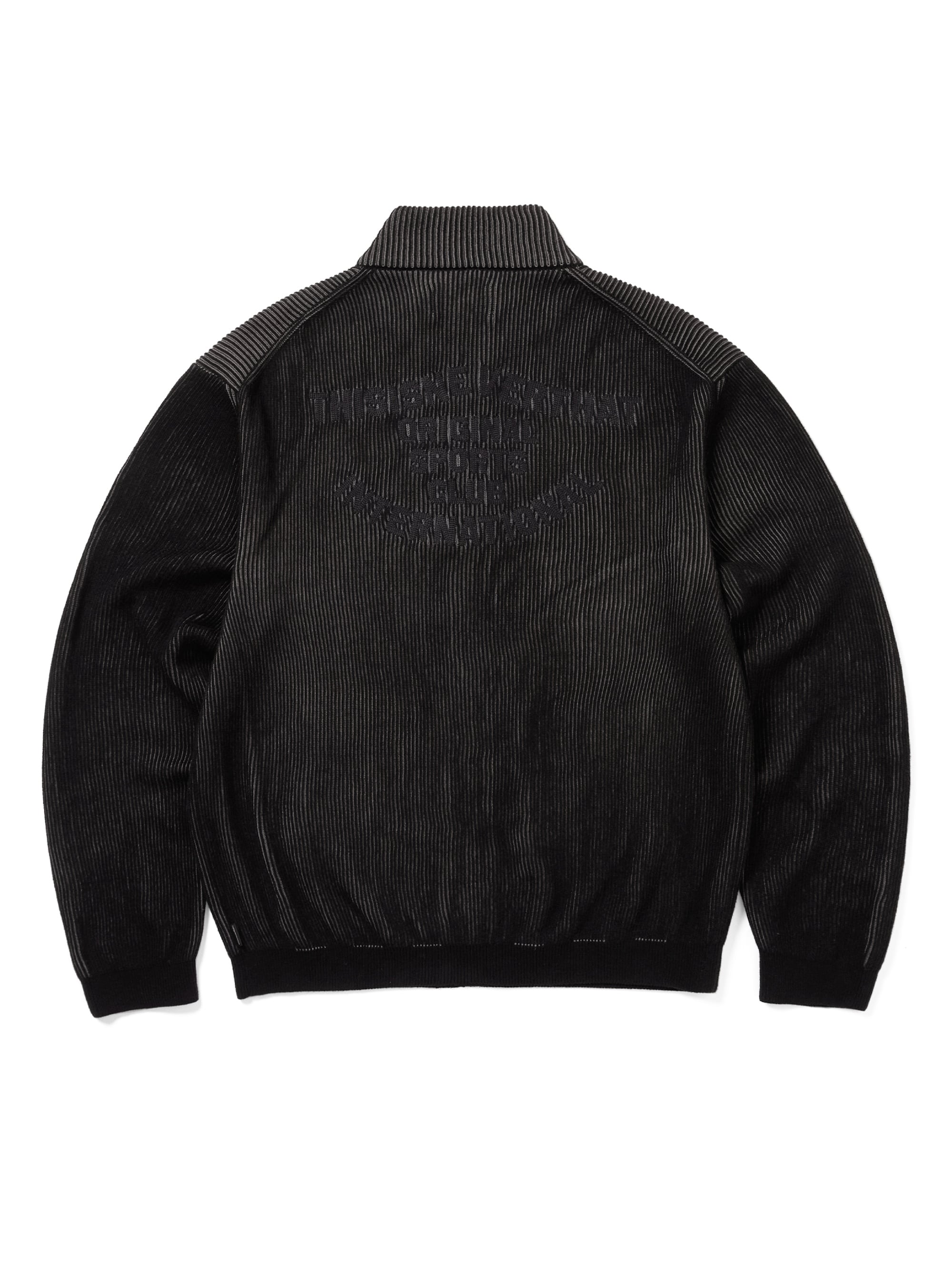 thisisneverthat - Full Zip Cardigan (Black) product image 3 | TRAB K-Fashion Australia