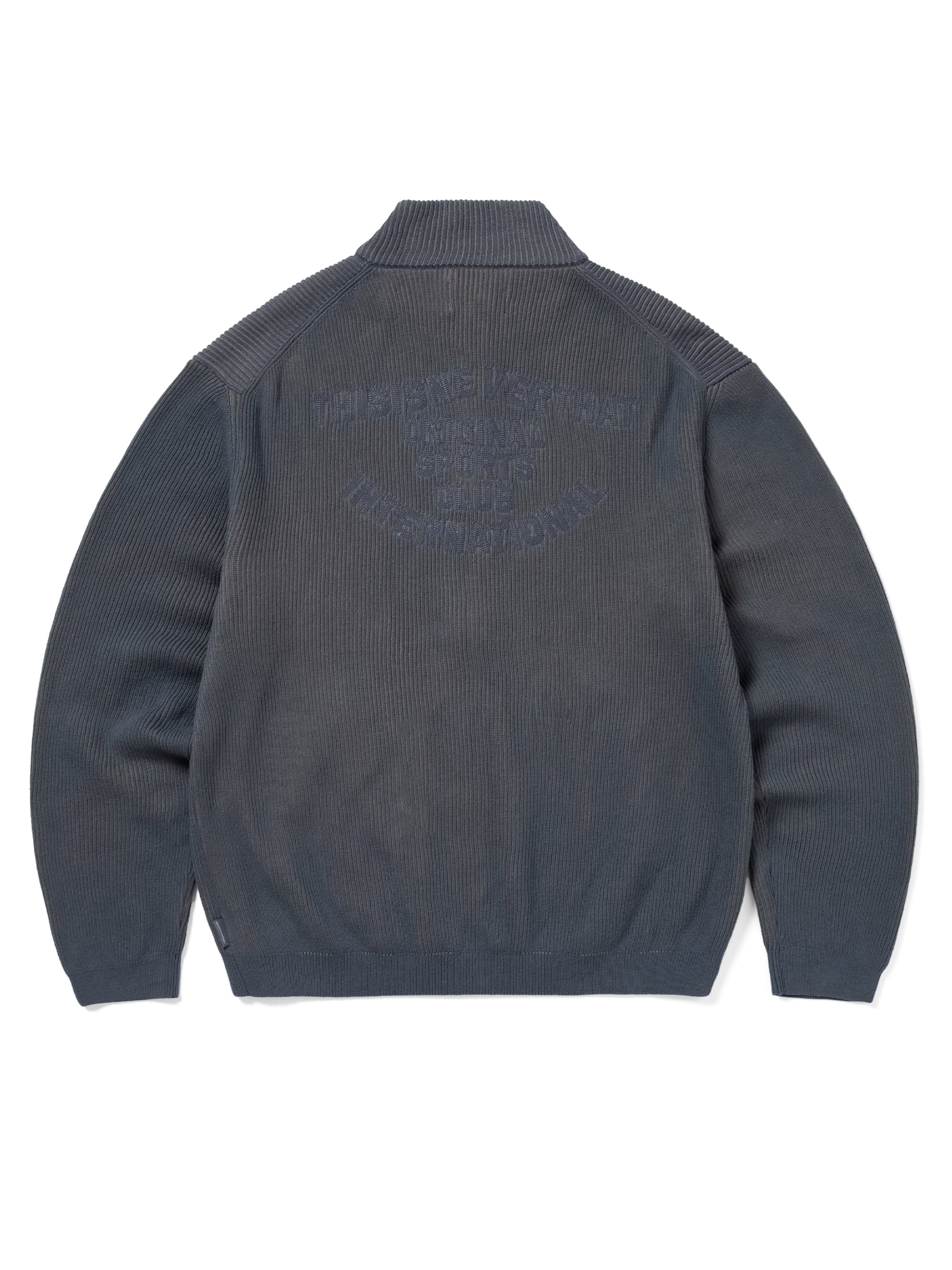 thisisneverthat - Full Zip Cardigan (Slate) product image 3 | TRAB K-Fashion Australia