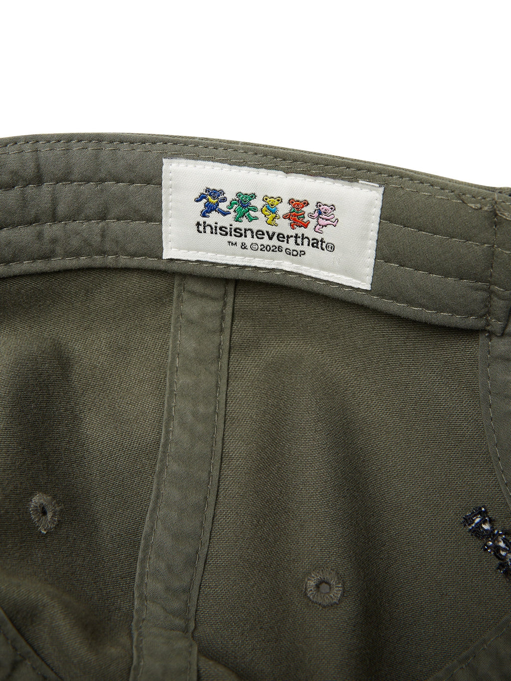 thisisneverthat - GD Dancing Bears Cap (Olive) product image 4 | TRAB K-Fashion Australia