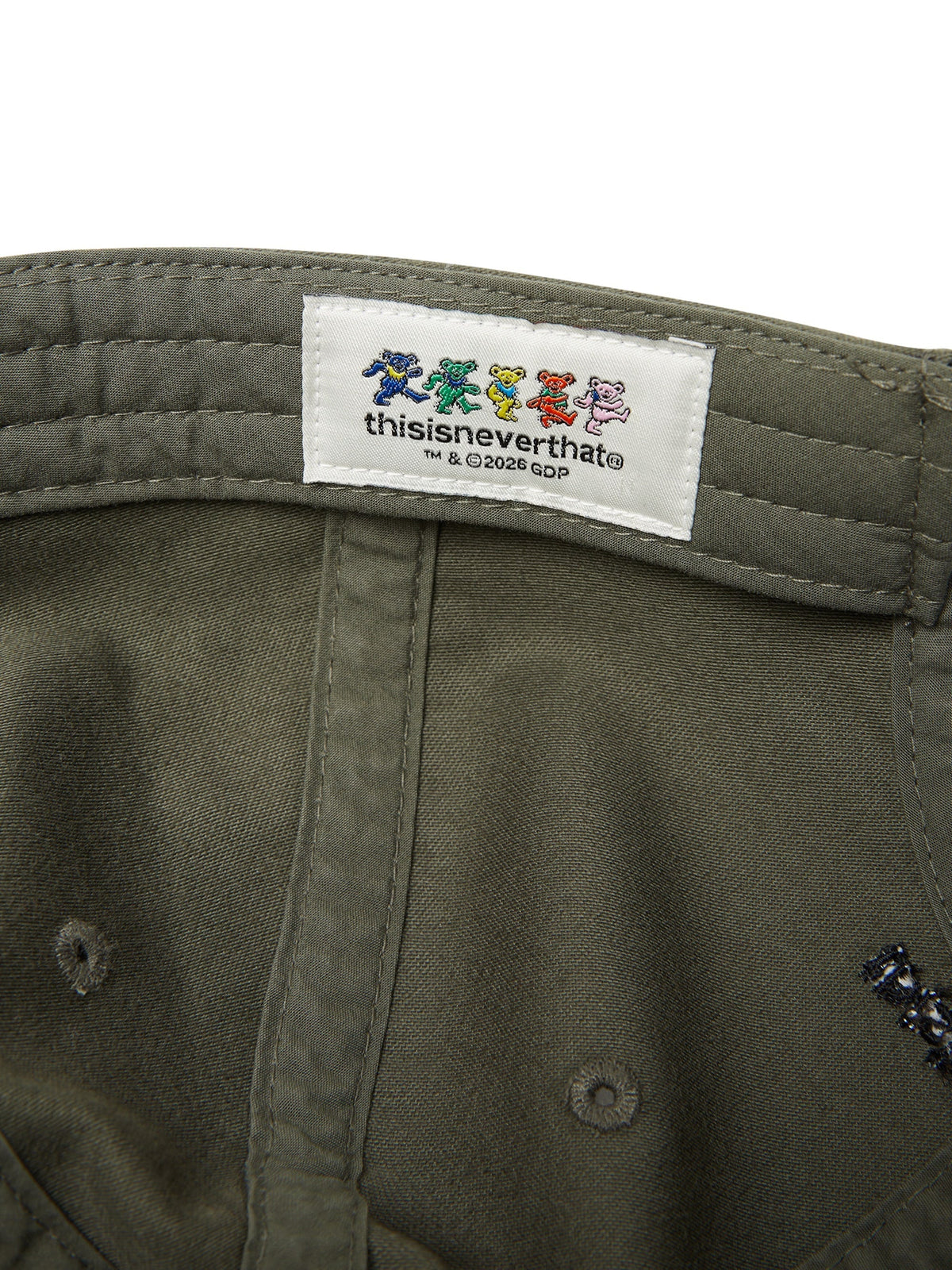 thisisneverthat - GD Dancing Bears Cap (Olive) product image 4 | TRAB K-Fashion Australia