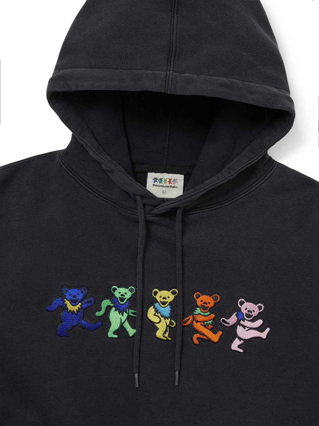 thisisneverthat - GD Dancing Bears Hoodie (Off Black) product image 2 | TRAB K-Fashion Australia