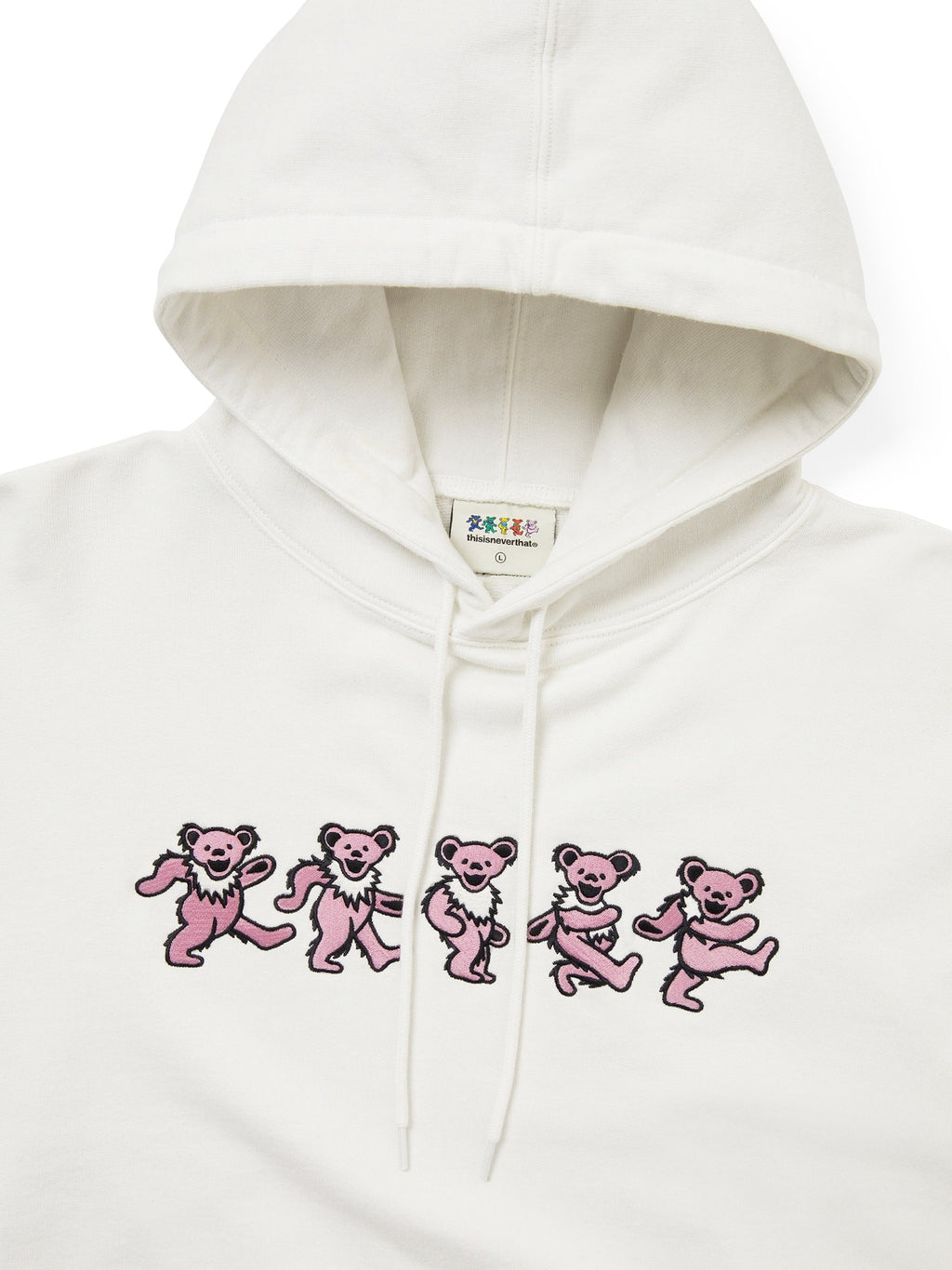 thisisneverthat - GD Dancing Bears Hoodie (Off White) product image 2 | TRAB K-Fashion Australia