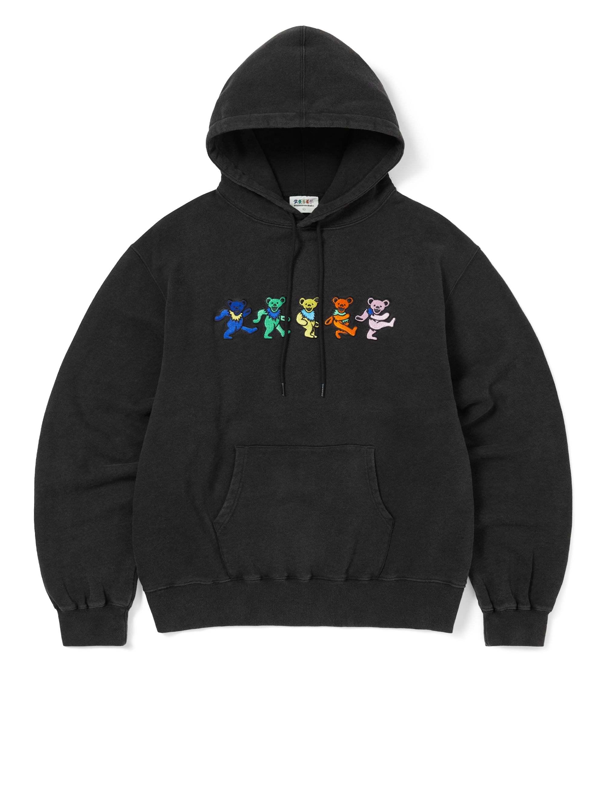 thisisneverthat - GD Dancing Bears Hoodie Washed (Black) product image 1 | TRAB K-Fashion Australia