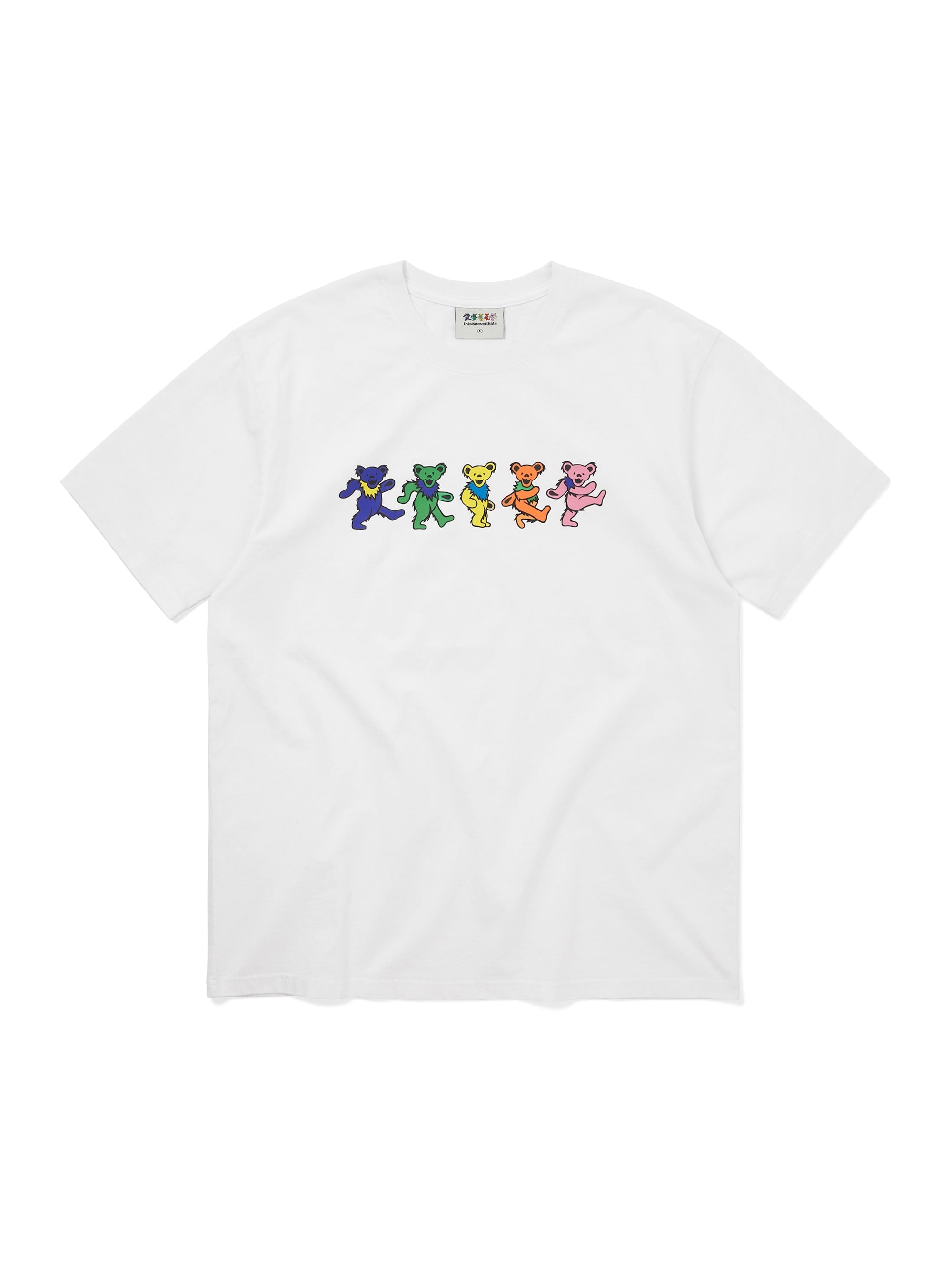 thisisneverthat - GD Dancing Bears Tee (White) product image 1 | TRAB K-Fashion Australia