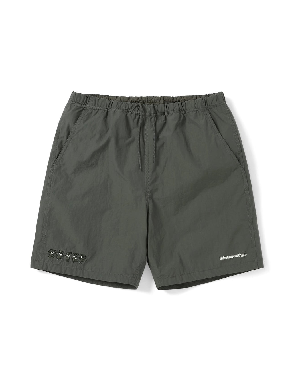 thisisneverthat - GD Dancing Bears Wind Short Grey (Fuchsia) product image 1 | TRAB K-Fashion Australia