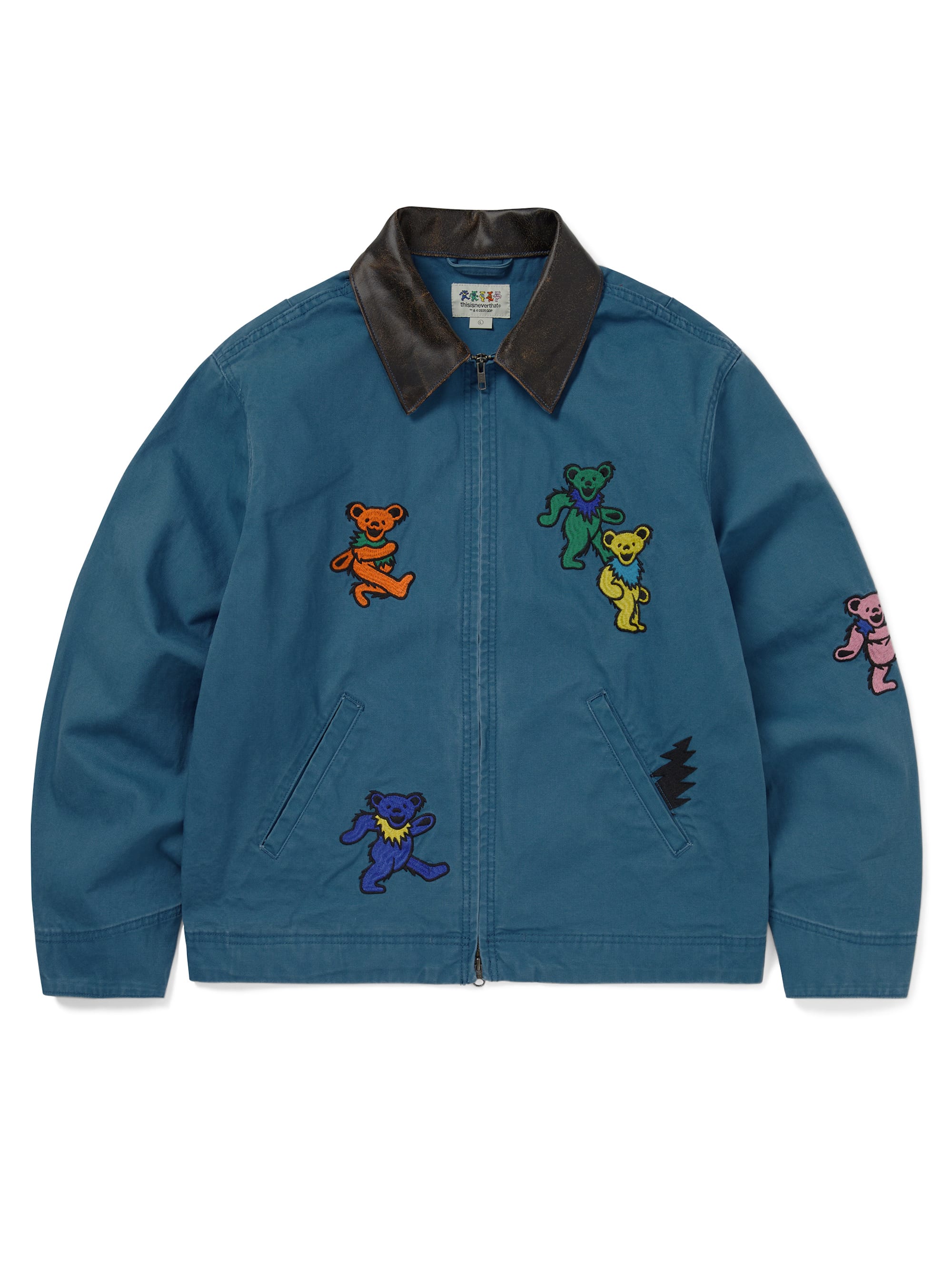 thisisneverthat - GD Dancing Bears Work Jacket (navy) product image 1 | TRAB K-Fashion Australia