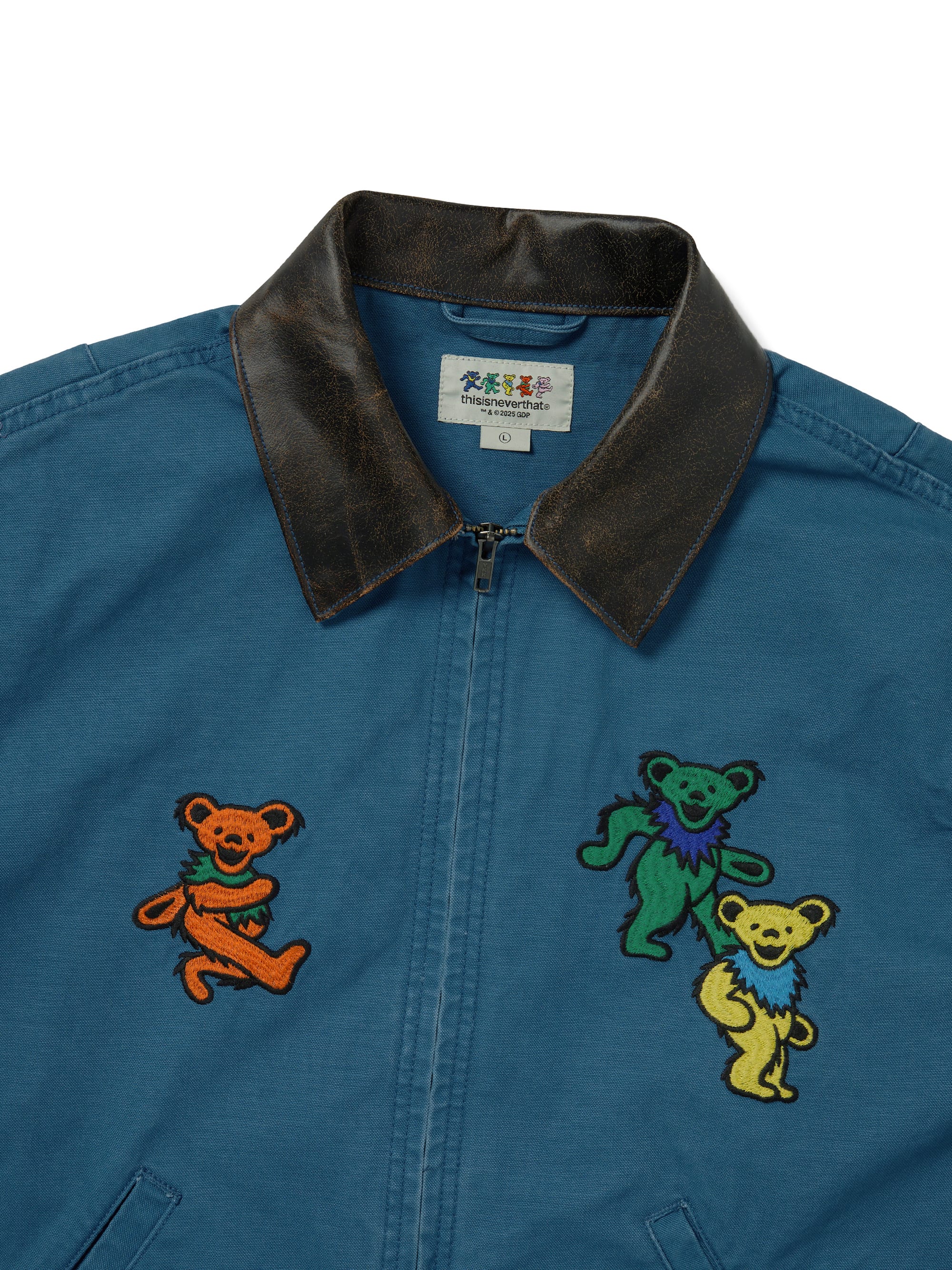 thisisneverthat - GD Dancing Bears Work Jacket (navy) product image 2 | TRAB K-Fashion Australia