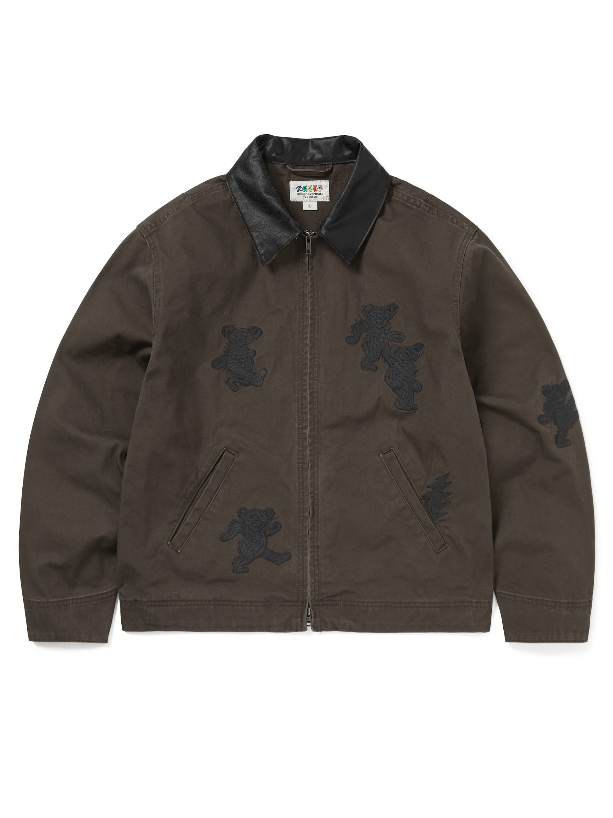 thisisneverthat - GD Dancing Bears Work Jacket (blue) product image 1 | TRAB K-Fashion Australia