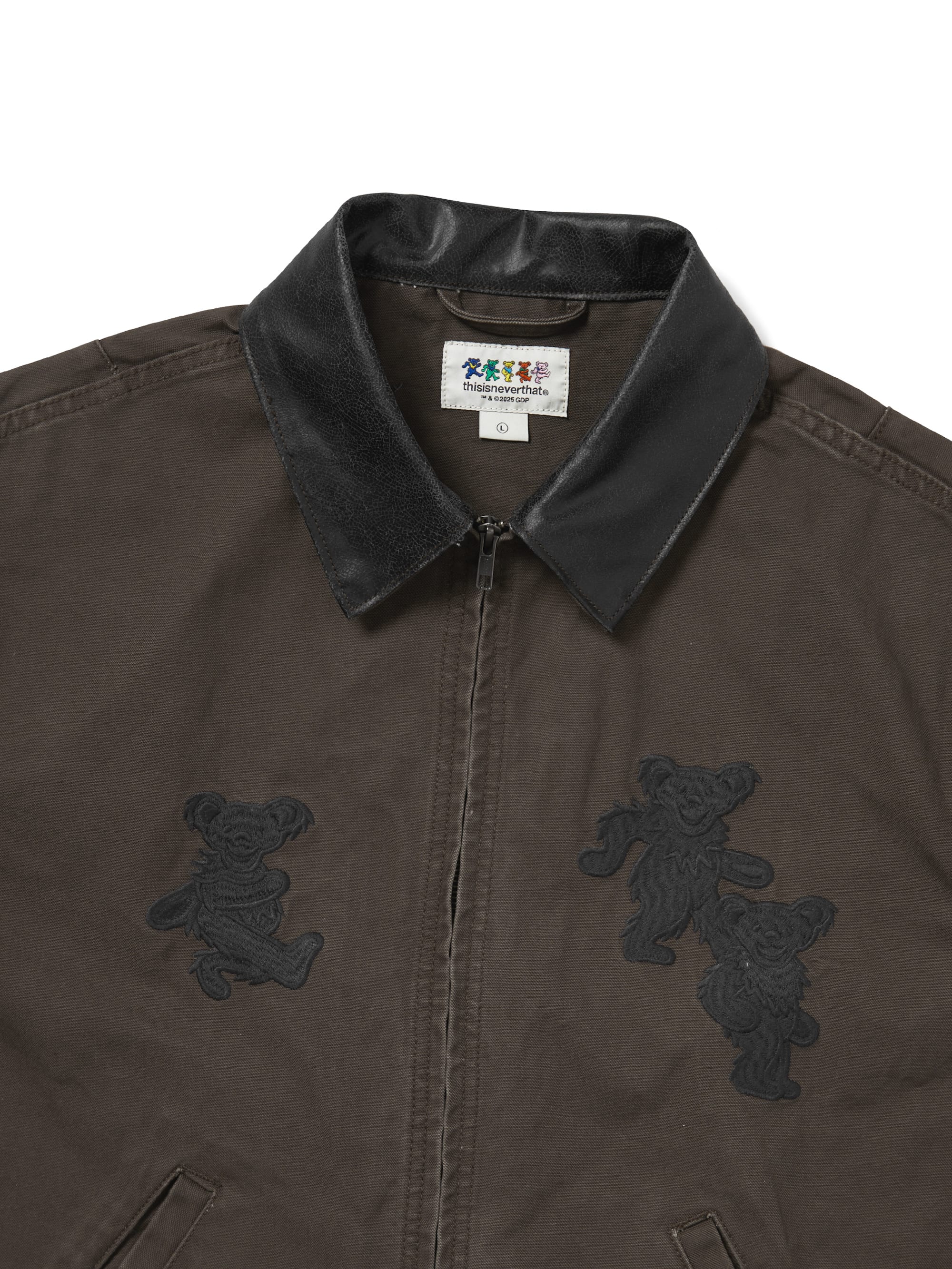 thisisneverthat - GD Dancing Bears Work Jacket (brown) product image 2 | TRAB K-Fashion Australia