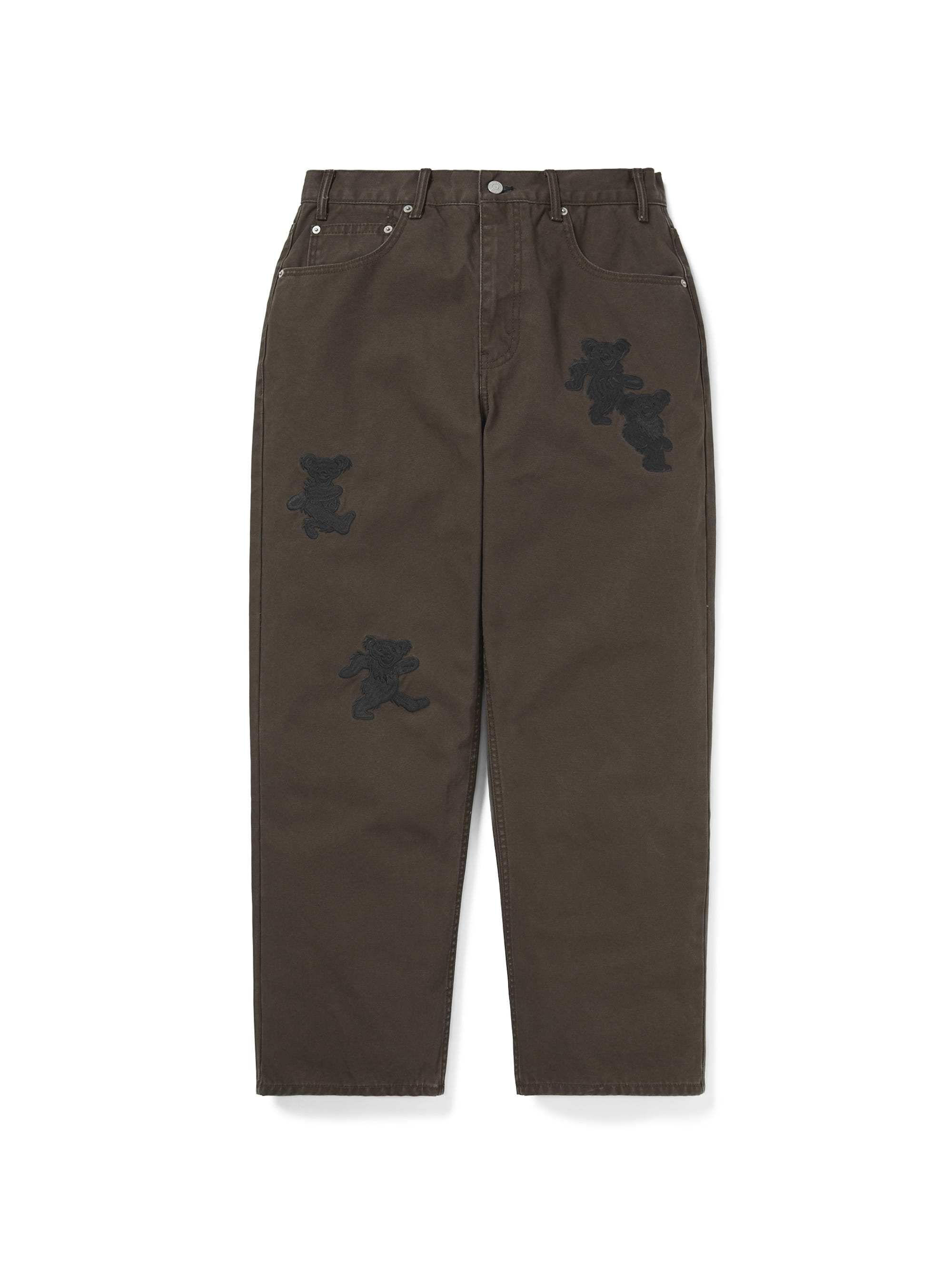 thisisneverthat - GD Dancing Bears Work Pant (brown) product image 1 | TRAB K-Fashion Australia