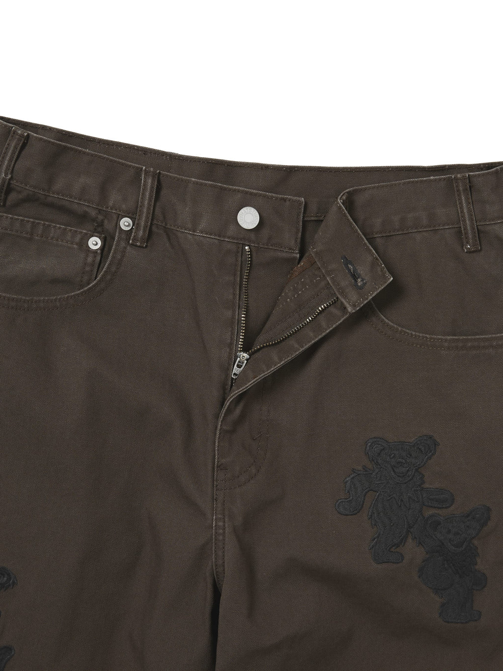 thisisneverthat - GD Dancing Bears Work Pant (Brown) product image 2 | TRAB K-Fashion Australia