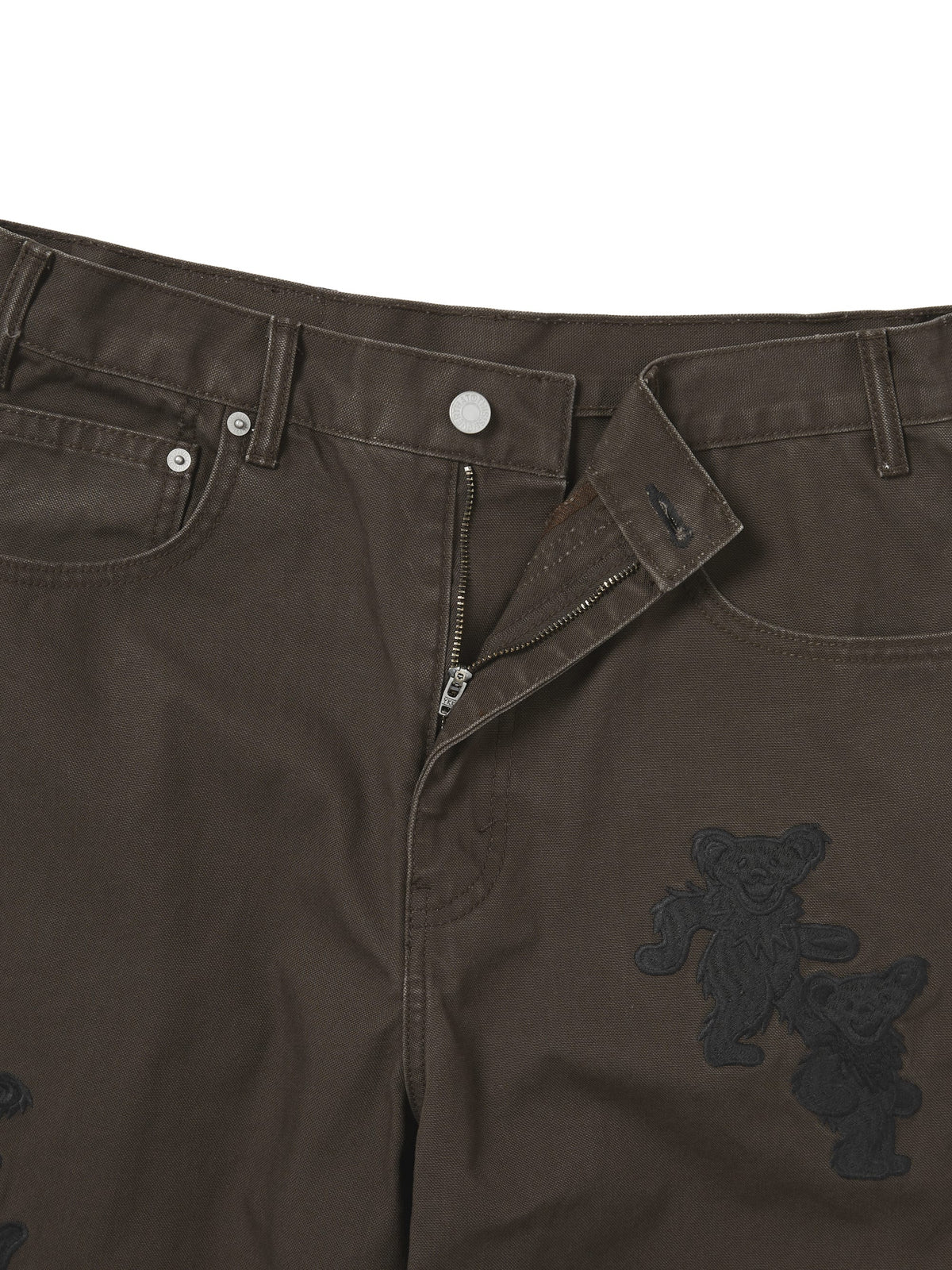 thisisneverthat - GD Dancing Bears Work Pant (Brown) product image 2 | TRAB K-Fashion Australia