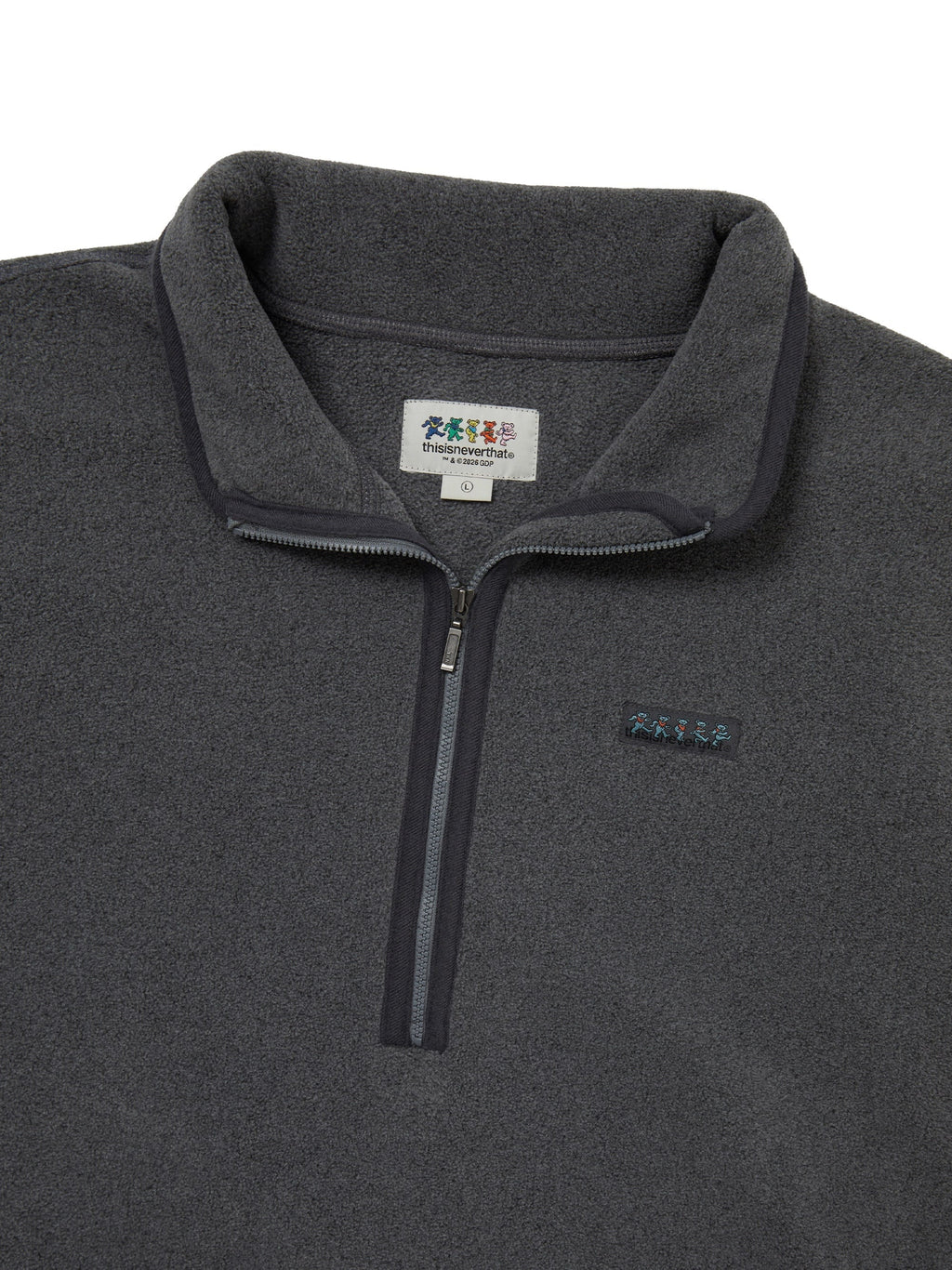 thisisneverthat - GD Fleece Pullover (Heather Grey) product image 2 | TRAB K-Fashion Australia