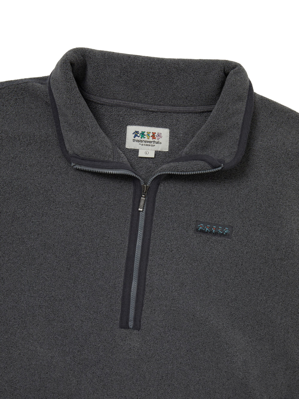 thisisneverthat - GD Fleece Pullover (Heather Grey) product image 2 | TRAB K-Fashion Australia