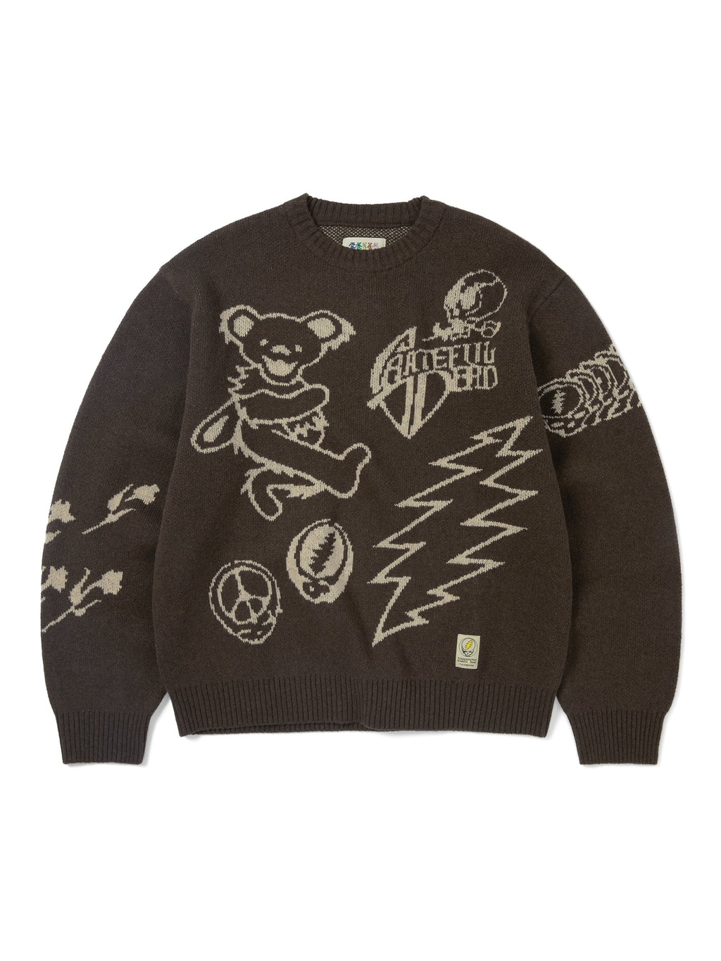thisisneverthat - GD Iconography Knit Sweater (Brown) product image 1 | TRAB K-Fashion Australia