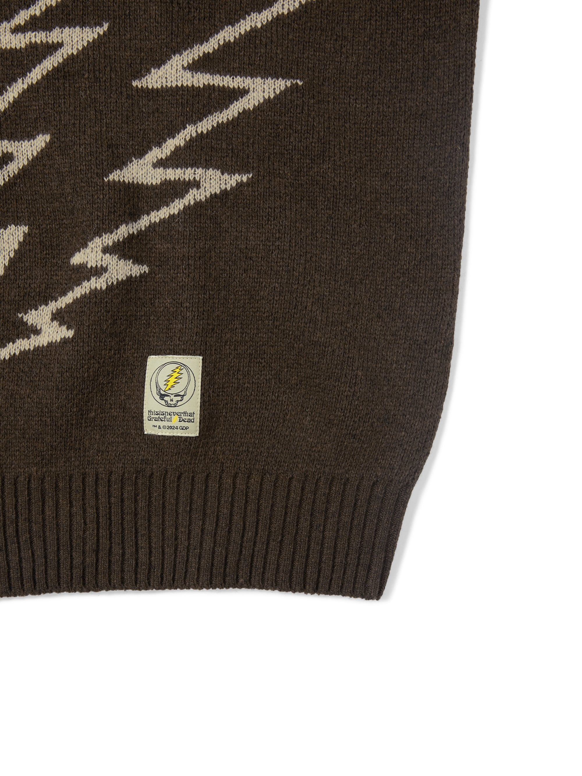 thisisneverthat - GD Iconography Knit Sweater (Brown) product image 5 | TRAB K-Fashion Australia