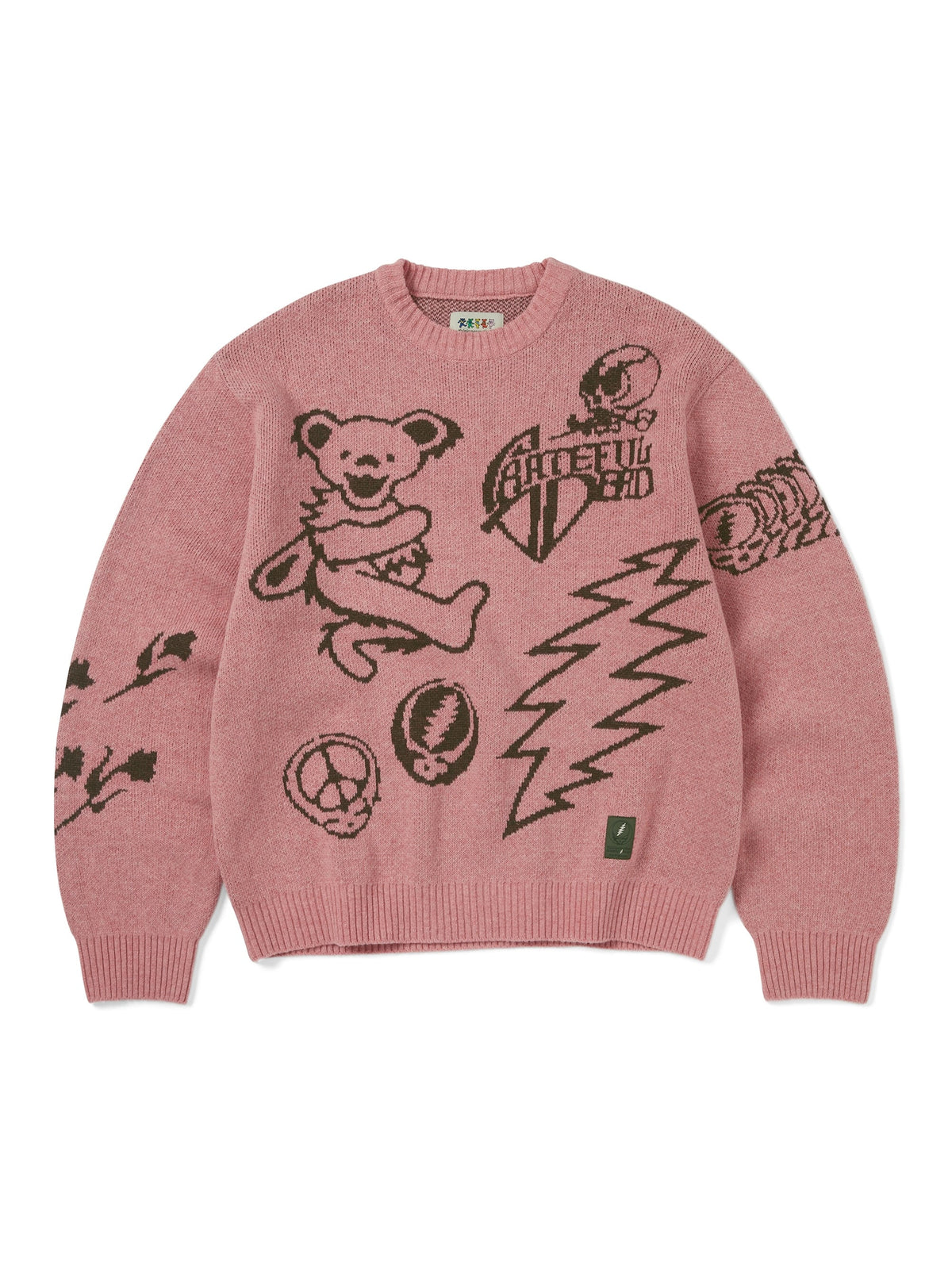 thisisneverthat - GD Iconography Knit Sweater (Pink) product image 1 | TRAB K-Fashion Australia