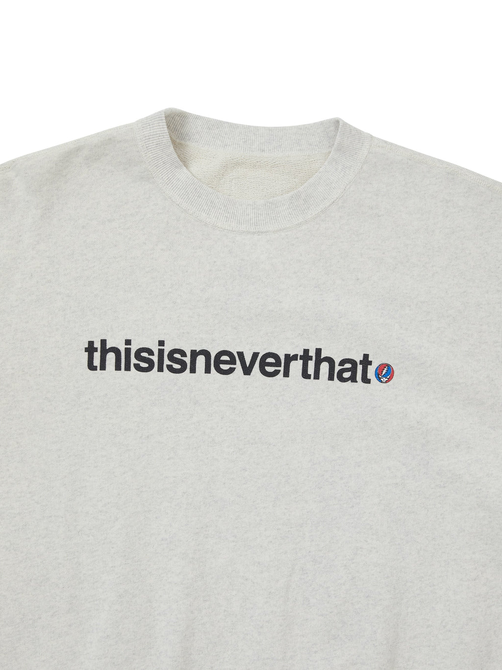 thisisneverthat - GD Iconography Reversible Crewneck (Heather Grey) product image 5 | TRAB K-Fashion Australia