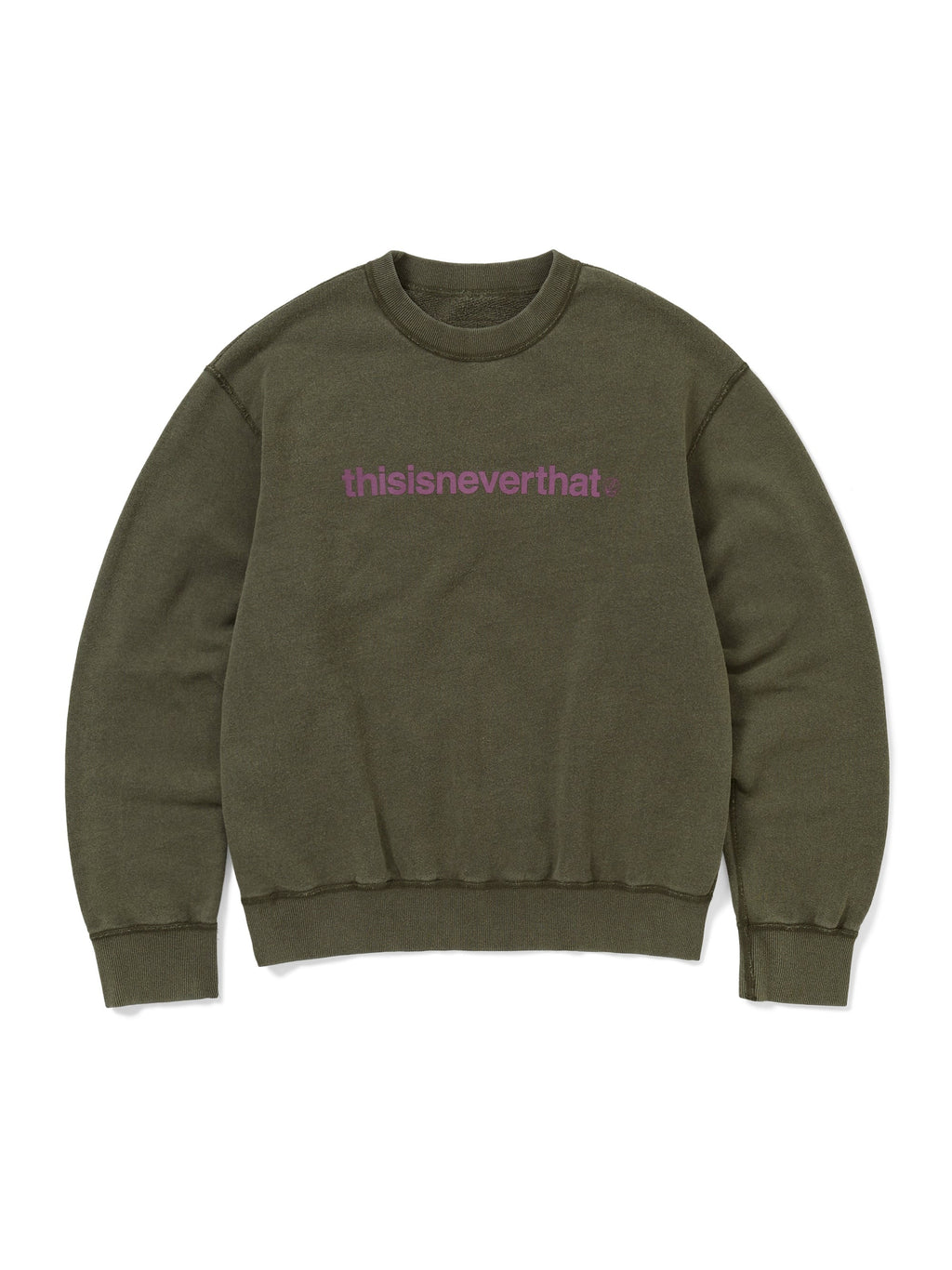 thisisneverthat - GD Iconography Reversible Crewneck (Heather Olive) product image 4 | TRAB K-Fashion Australia