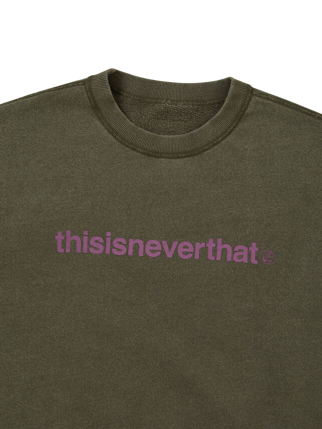 thisisneverthat - GD Iconography Reversible Crewneck (Heather Olive) product image 5 | TRAB K-Fashion Australia