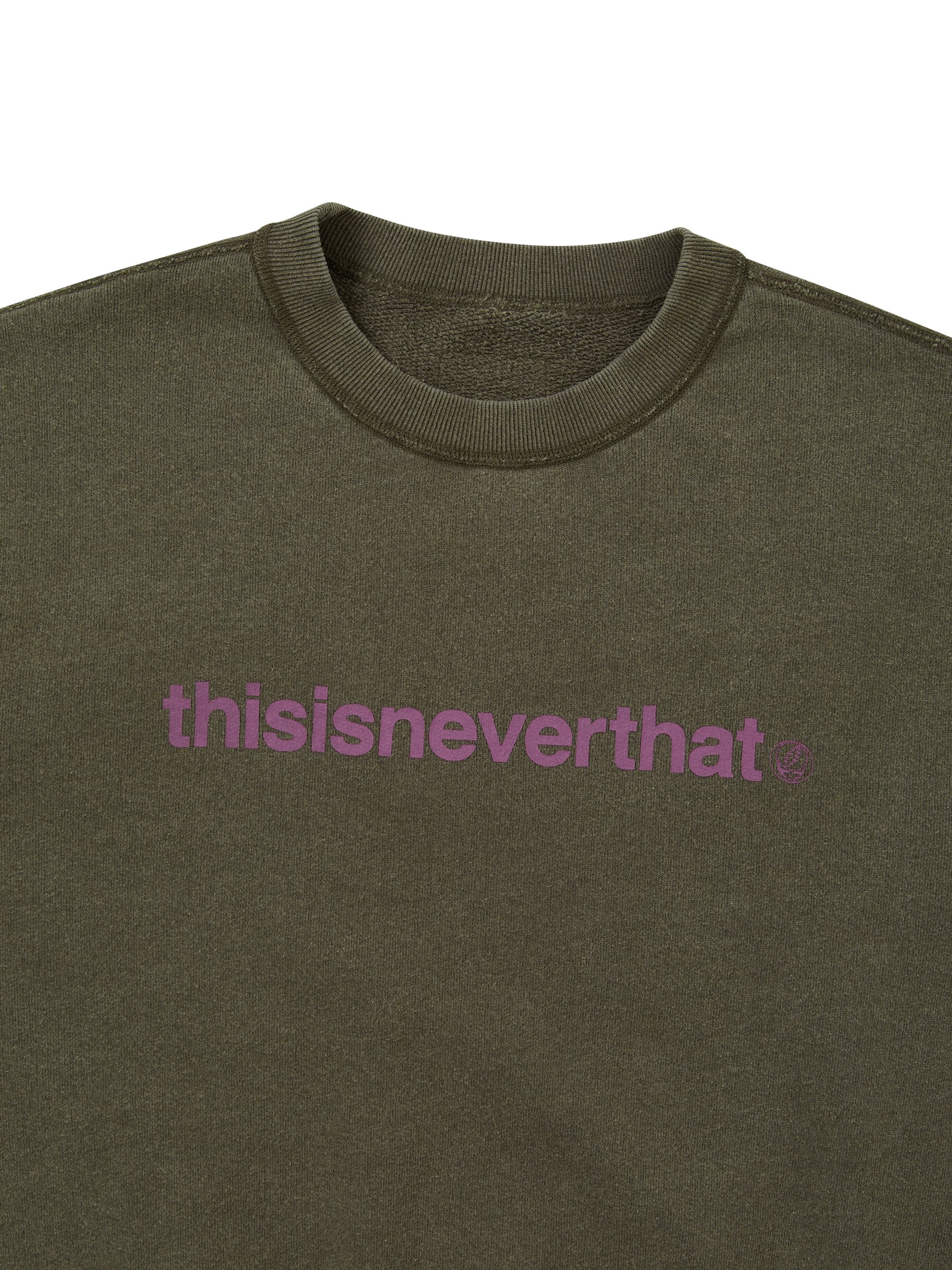thisisneverthat - GD Iconography Reversible Crewneck Heather (Olive) product image 5 | TRAB K-Fashion Australia