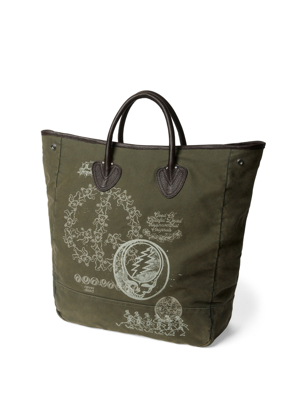thisisneverthat - GD Iconography Tote (Olive) product image 1 | TRAB K-Fashion Australia