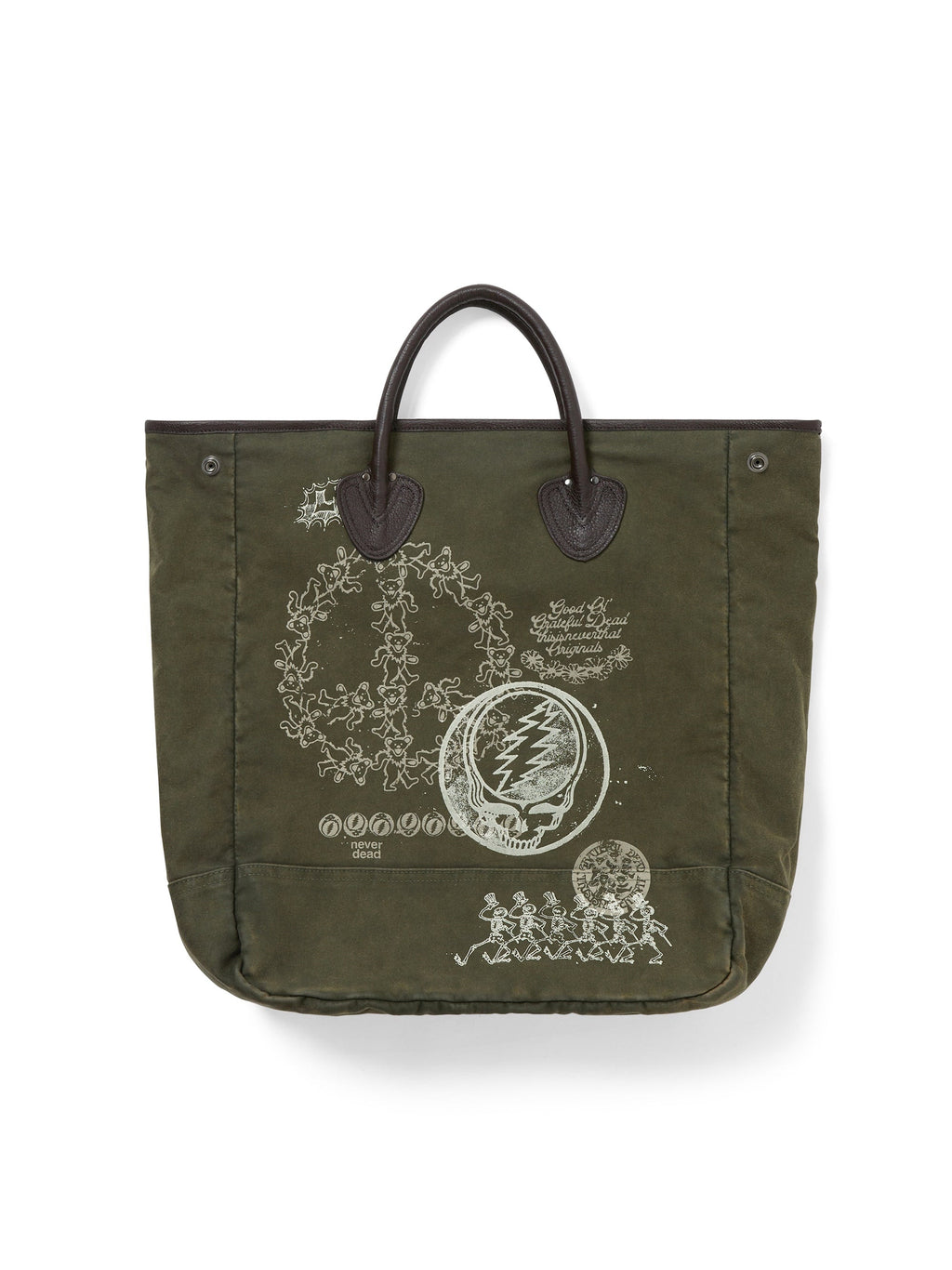 thisisneverthat - GD Iconography Tote (Olive) product image 2 | TRAB K-Fashion Australia