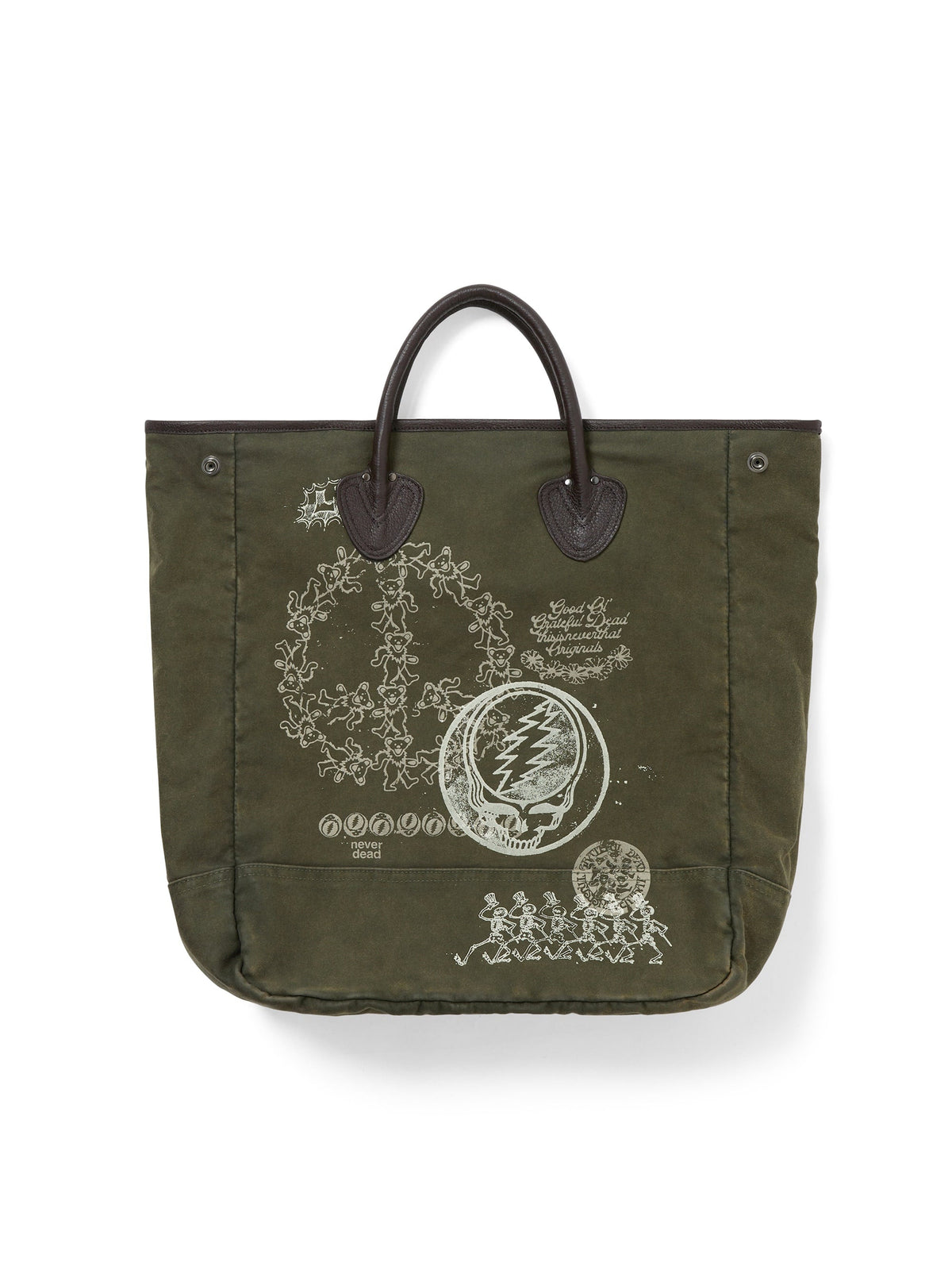 thisisneverthat - GD Iconography Tote (Olive) product image 2 | TRAB K-Fashion Australia