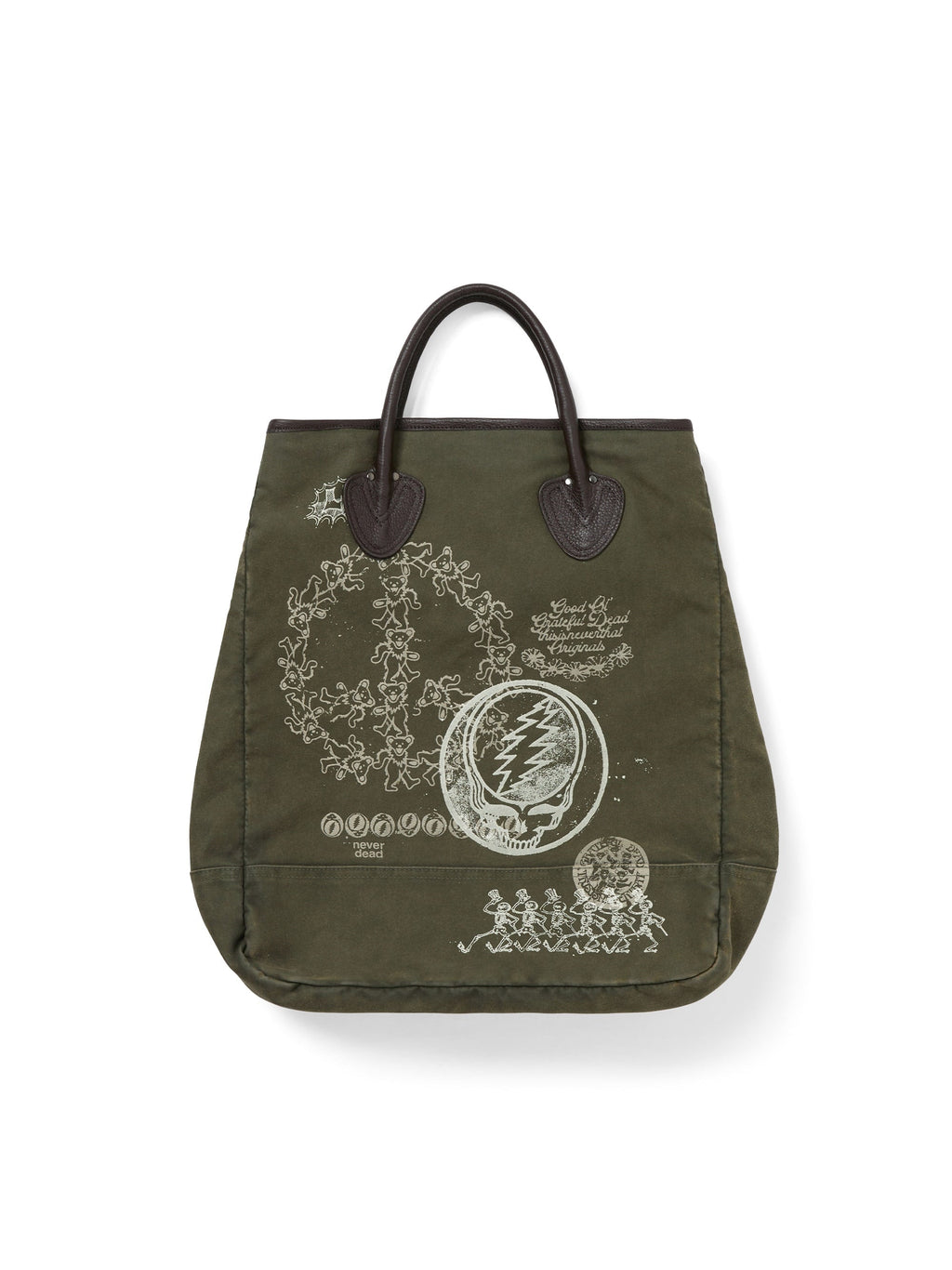 thisisneverthat - GD Iconography Tote (Olive) product image 3 | TRAB K-Fashion Australia
