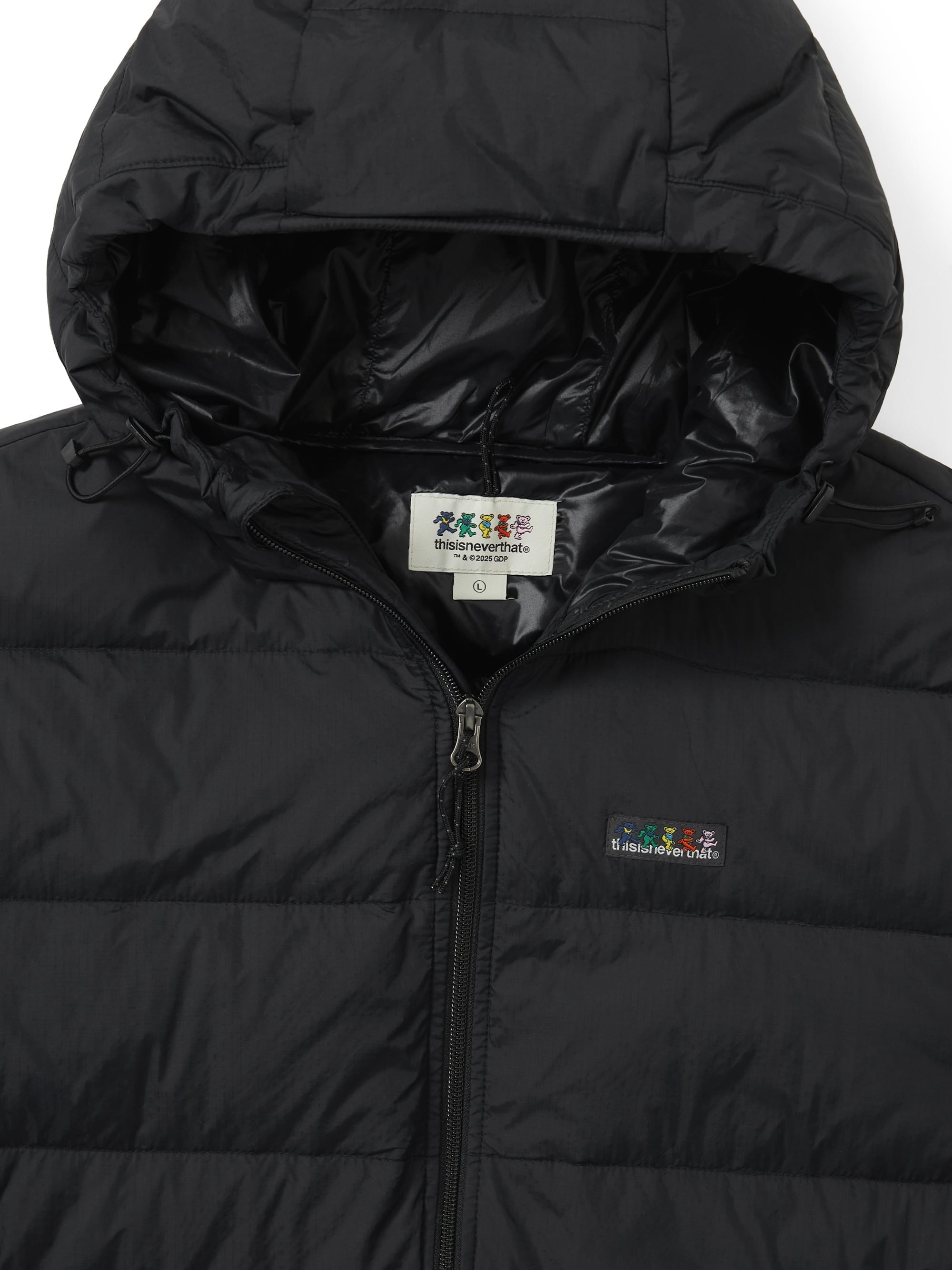 thisisneverthat - GD Light Down Jacket (Black) product image 2 | TRAB K-Fashion Australia