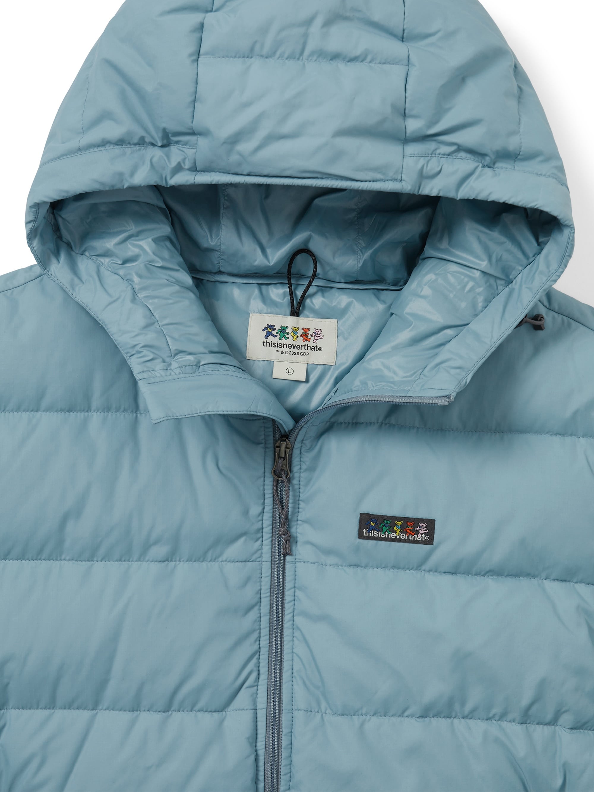 thisisneverthat - GD Light Down Jacket Light (Blue) product image 2 | TRAB K-Fashion Australia