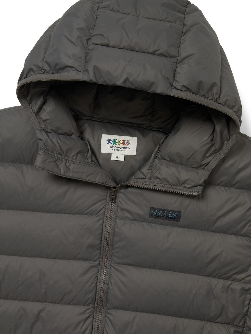 thisisneverthat - GD Light Down Jacket (Mud) product image 2 | TRAB K-Fashion Australia
