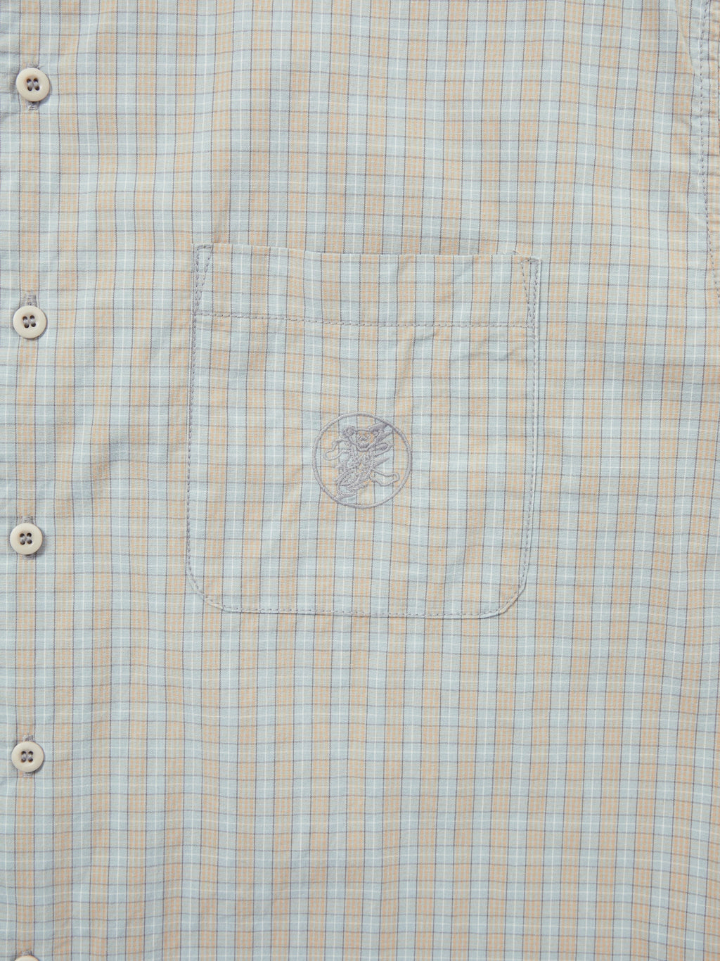 thisisneverthat - GD Lightning Bear Check Shirt (Light Blue) product image 3 | TRAB K-Fashion Australia