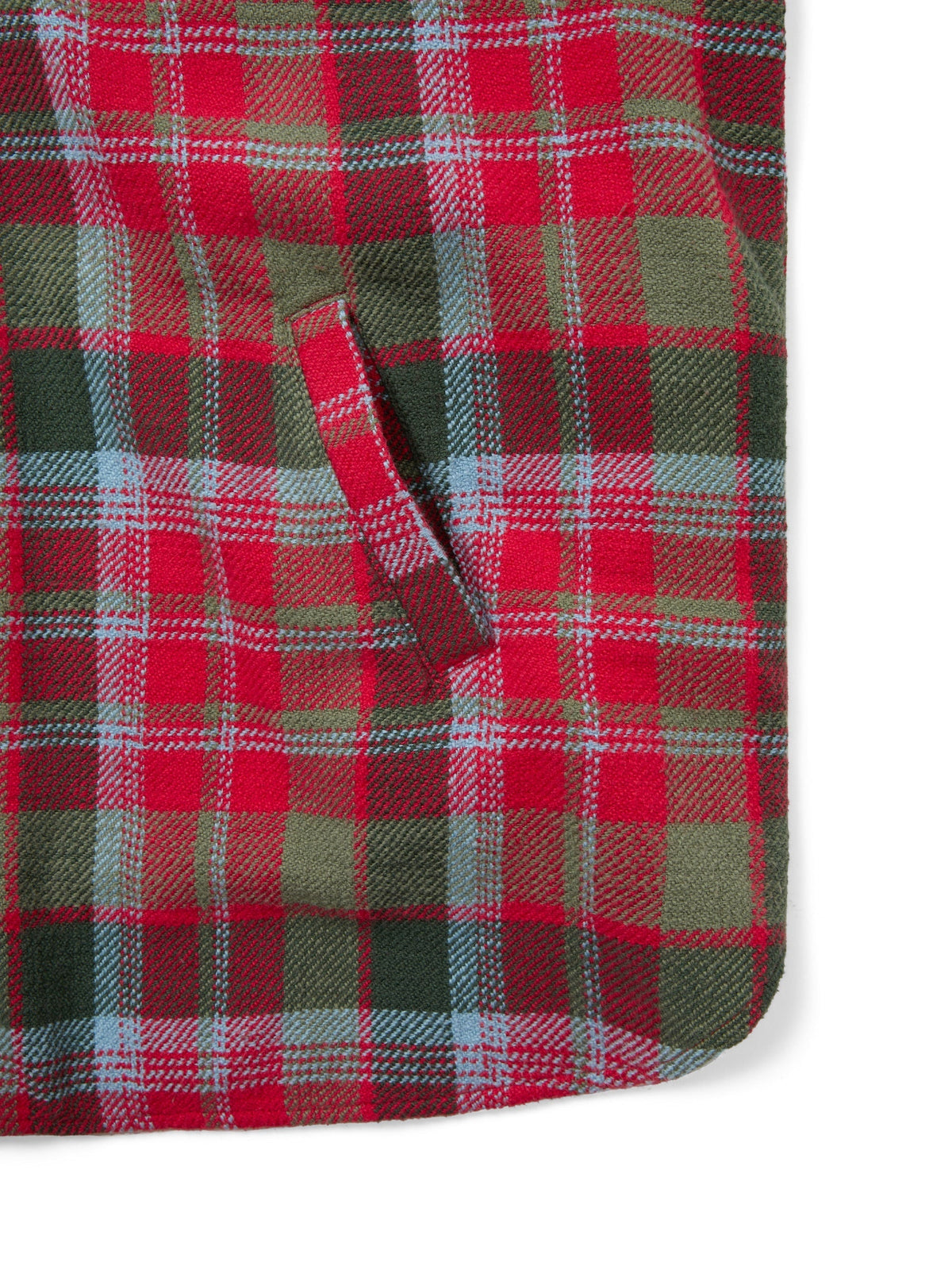 thisisneverthat - GD Lightning Bear Hooded Plaid Shirt (Red) product image 3 | TRAB K-Fashion Australia