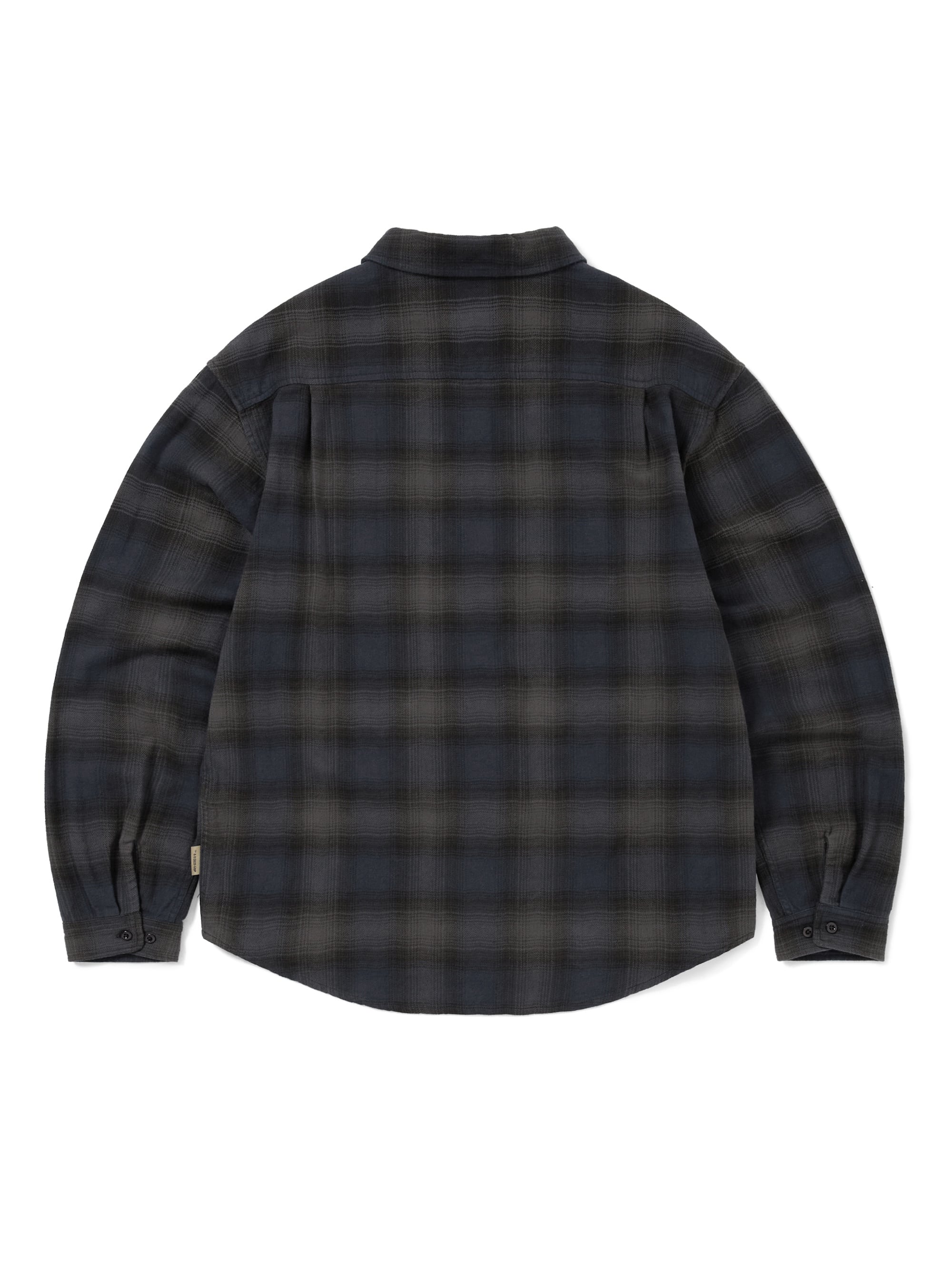 thisisneverthat - GD Lightning Bear Plaid Shirt (Navy) product image 3 | TRAB K-Fashion Australia