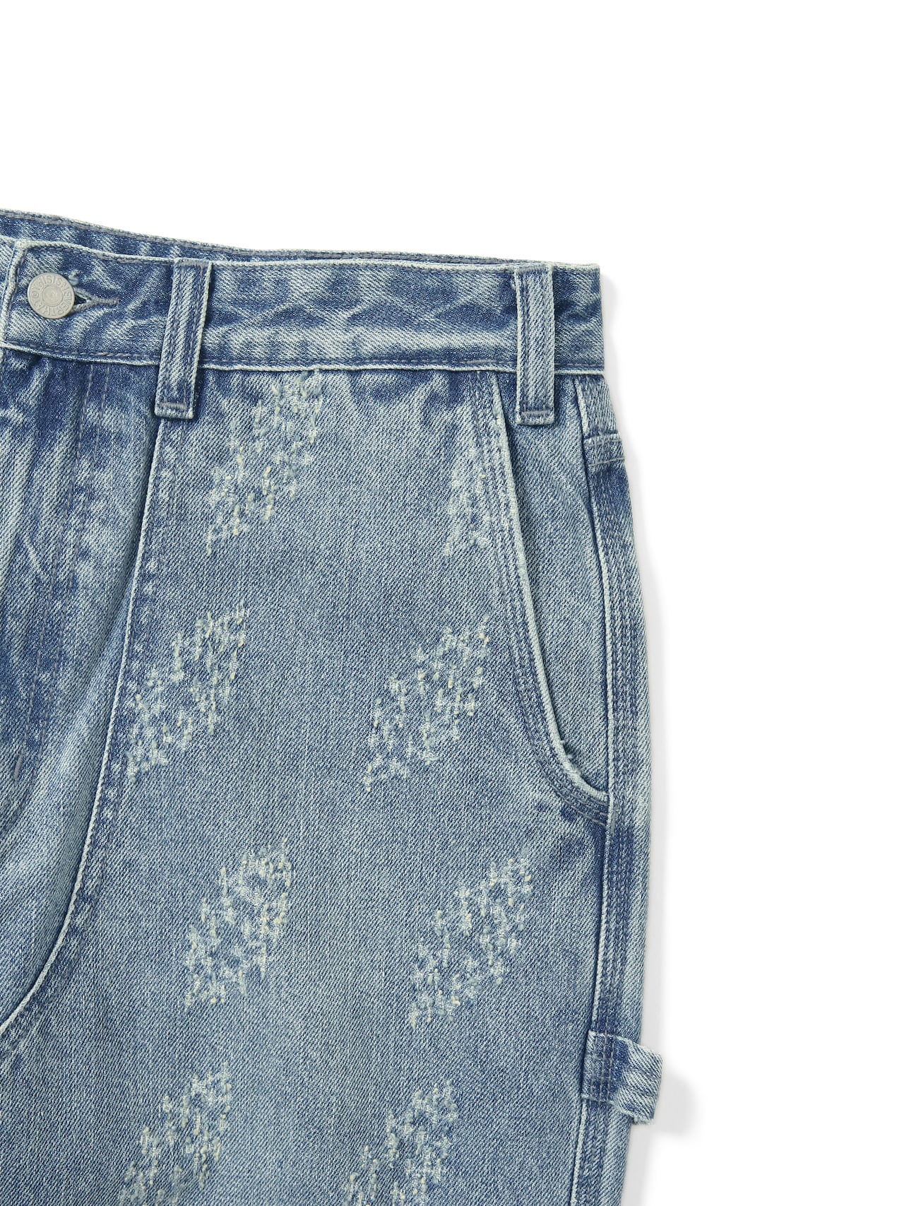 thisisneverthat - GD Lightning Denim Carpenter Pant Washed (Blue) product image 3 | TRAB K-Fashion Australia