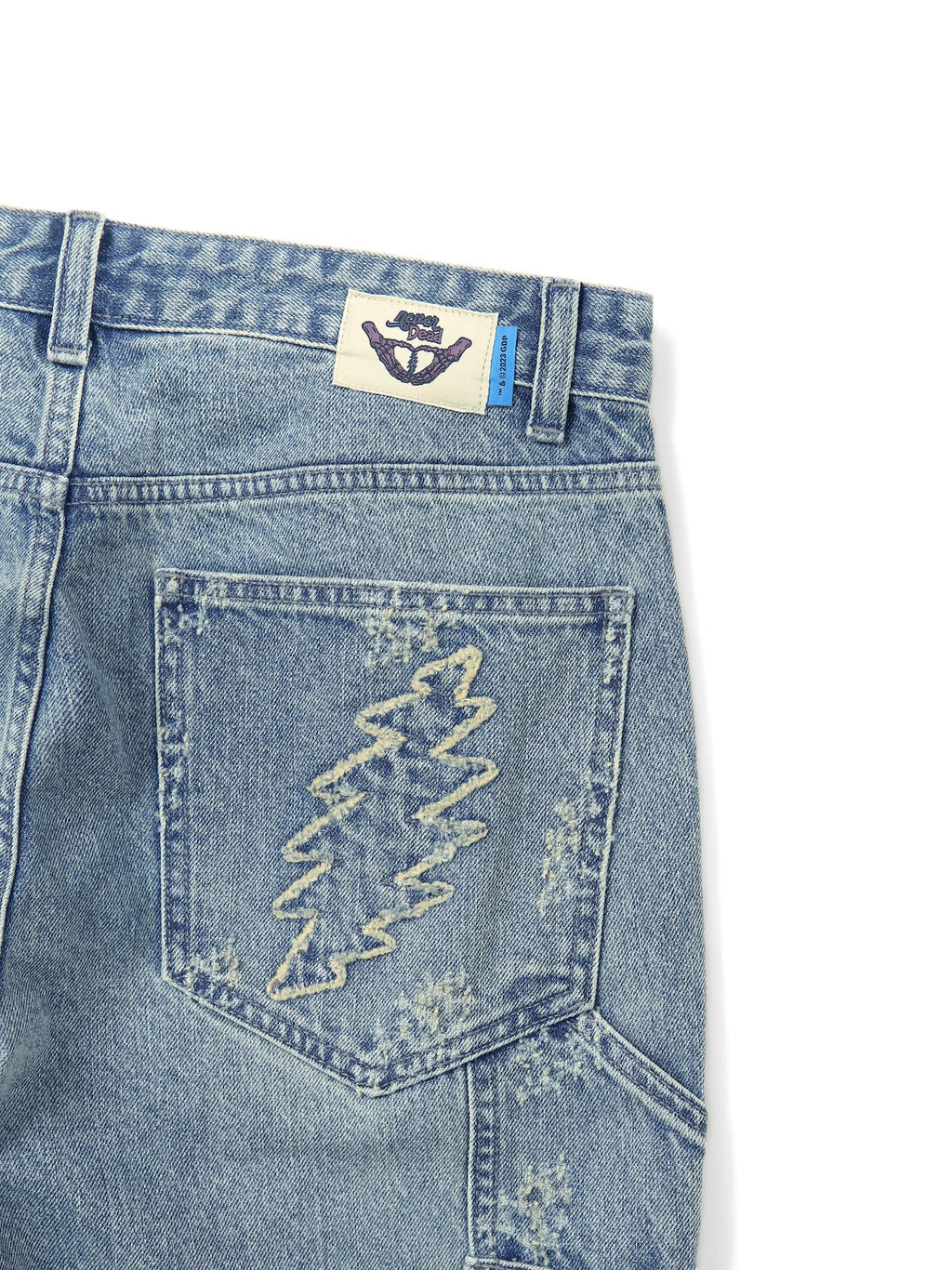 thisisneverthat - GD Lightning Denim Carpenter Pant Washed (Blue) product image 5 | TRAB K-Fashion Australia