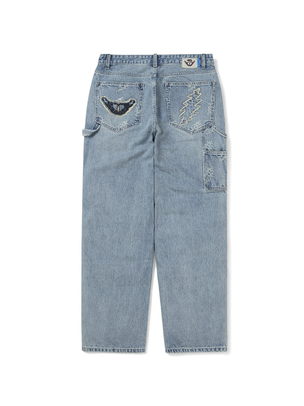 thisisneverthat - GD Lightning Denim Carpenter Pant Washed (Blue) product image 6 | TRAB K-Fashion Australia