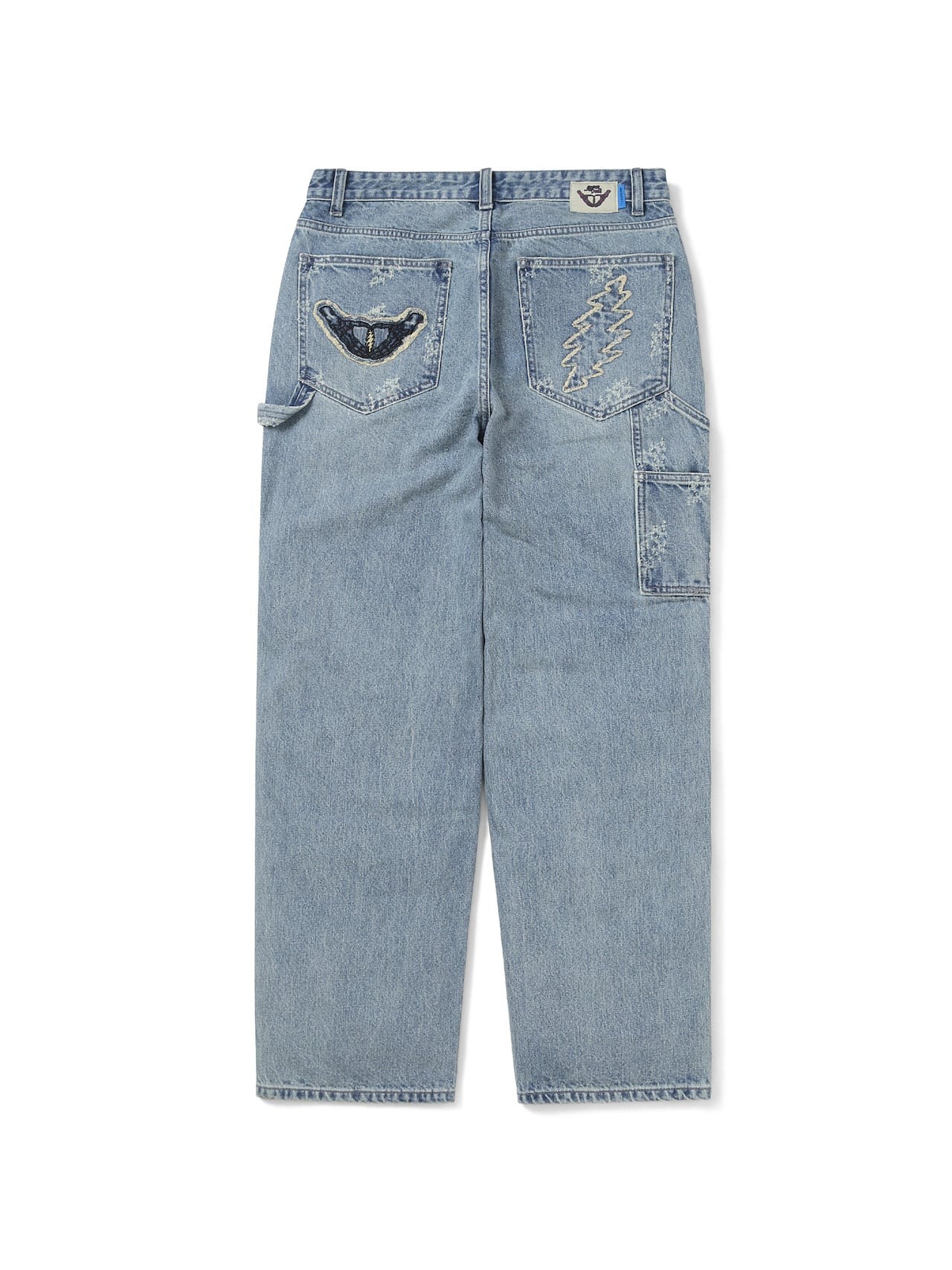 thisisneverthat - GD Lightning Denim Carpenter Pant Washed (Blue) product image 6 | TRAB K-Fashion Australia