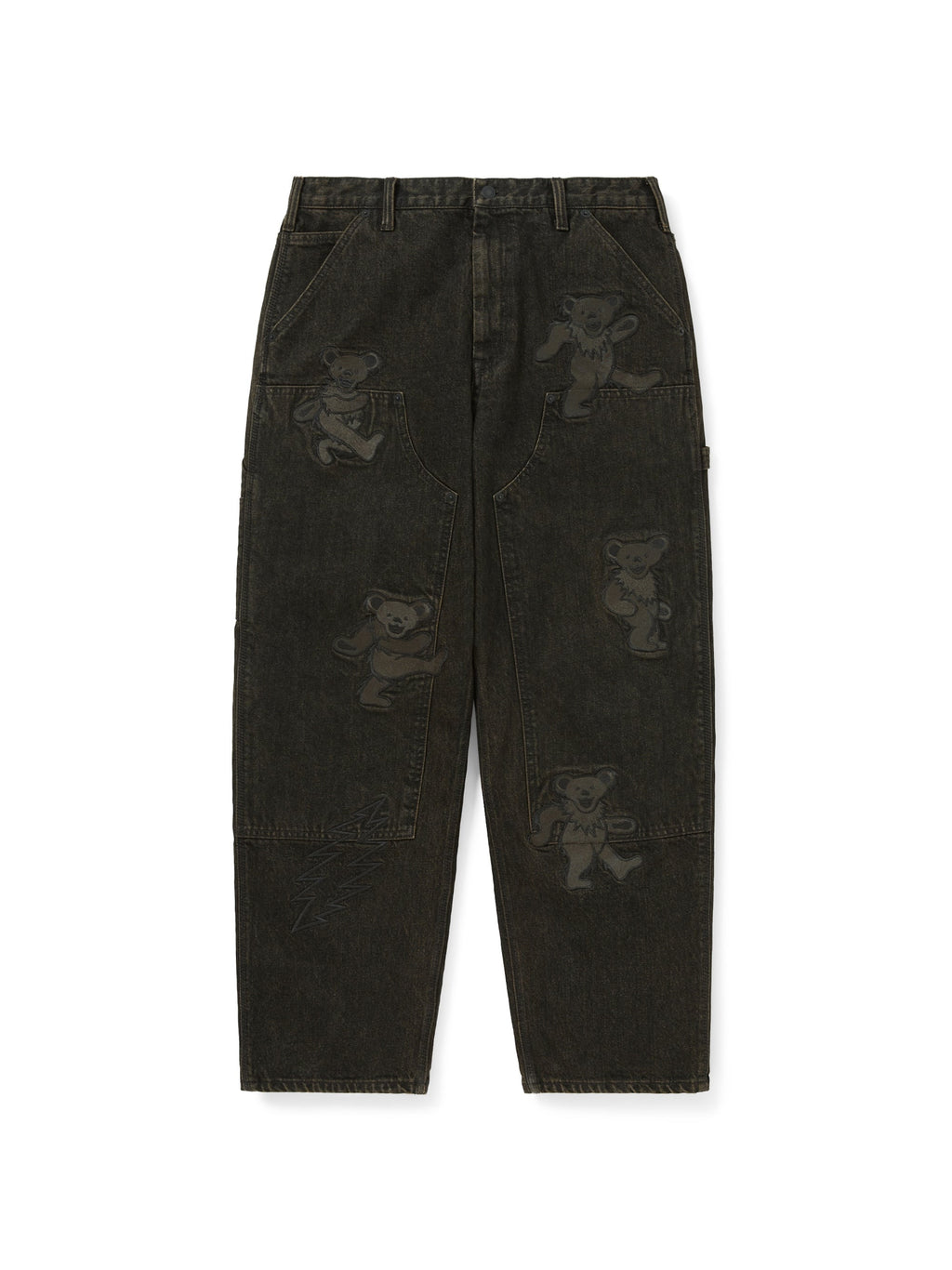 thisisneverthat - GD Lightning Double Knee Pant (Washed Black) product image 1 | TRAB K-Fashion Australia