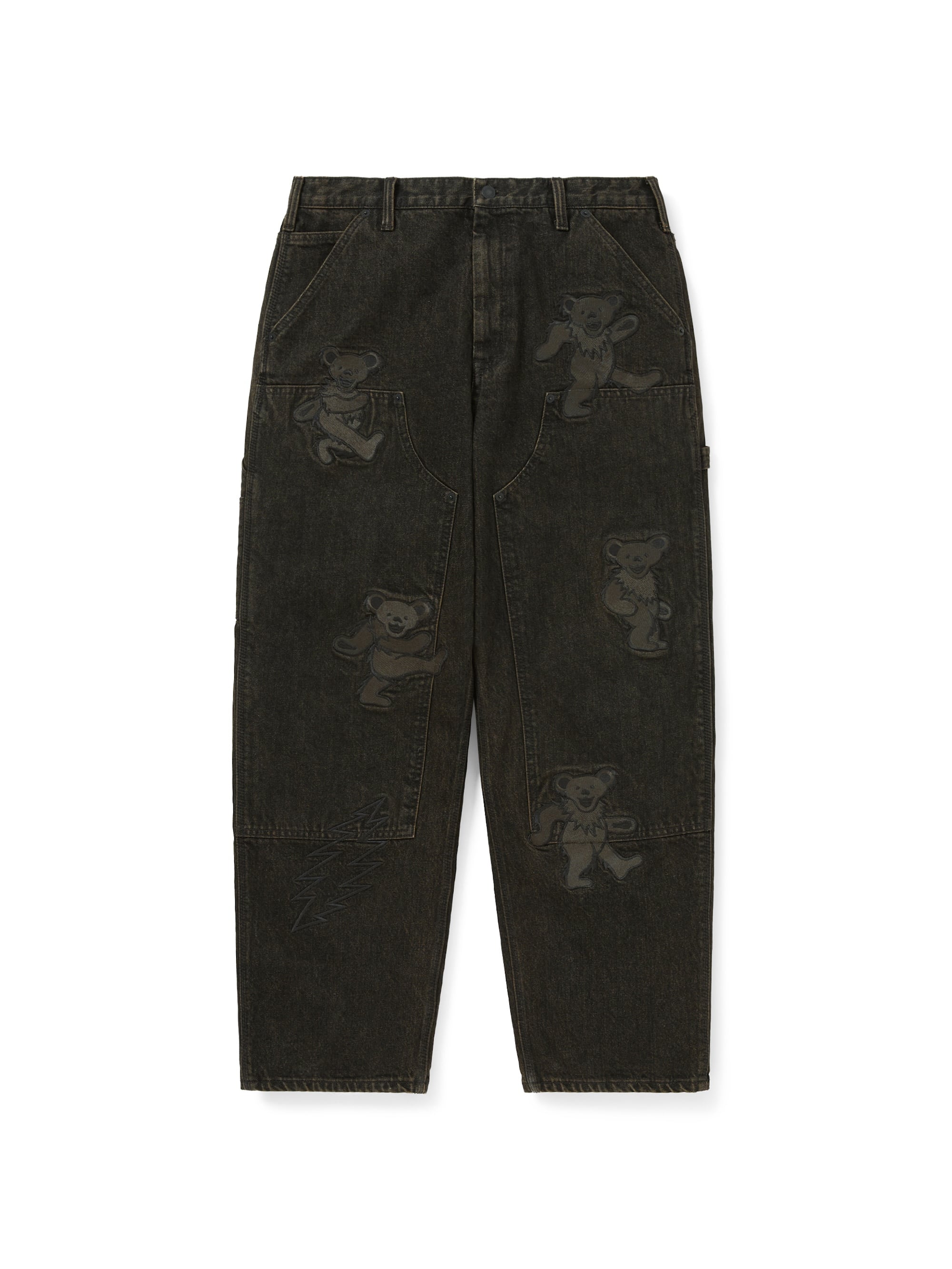 thisisneverthat - GD Lightning Double Knee Pant (Off Black) product image 1 | TRAB K-Fashion Australia