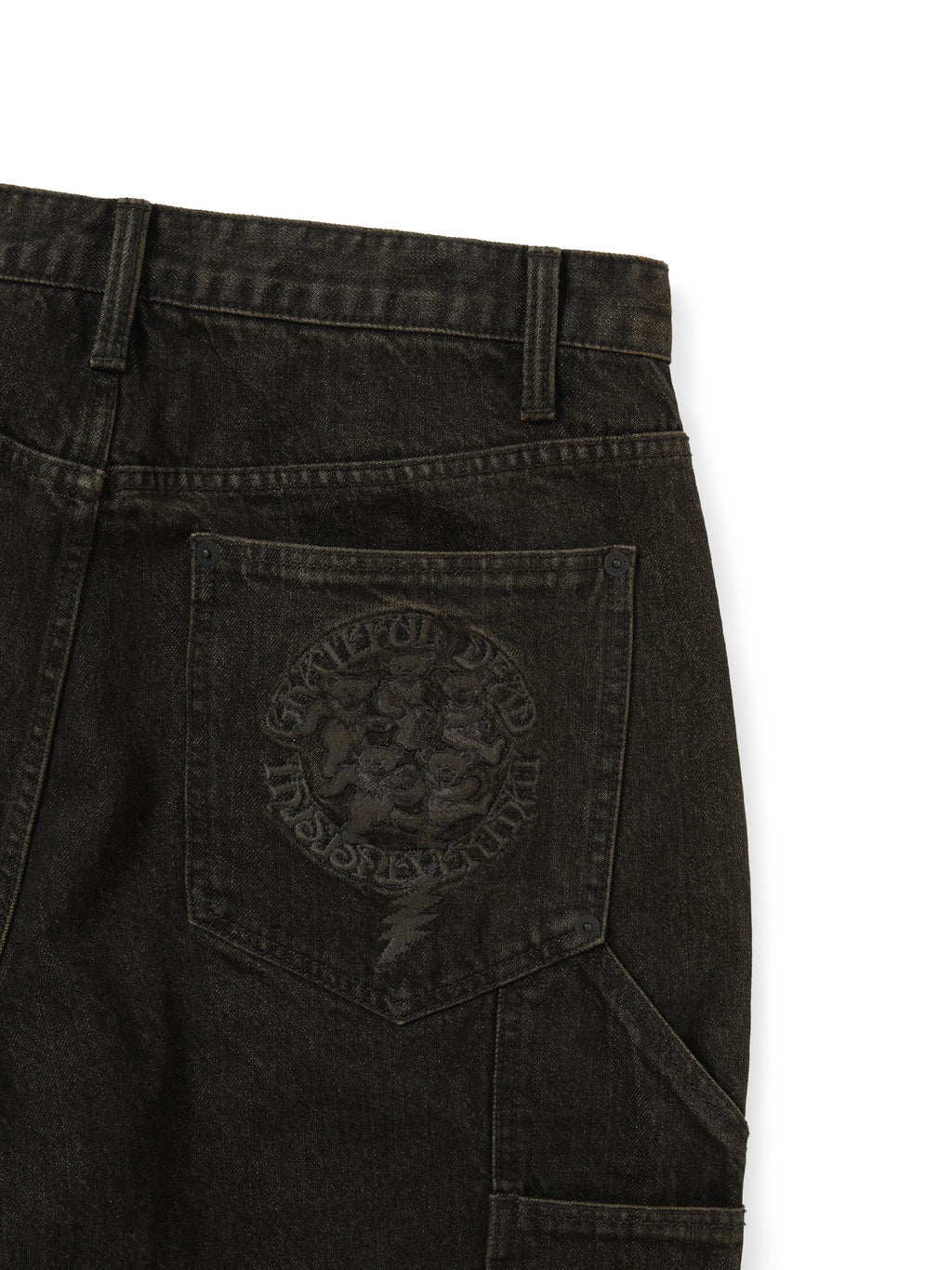 thisisneverthat - GD Lightning Double Knee Pant (Washed Black) product image 3 | TRAB K-Fashion Australia